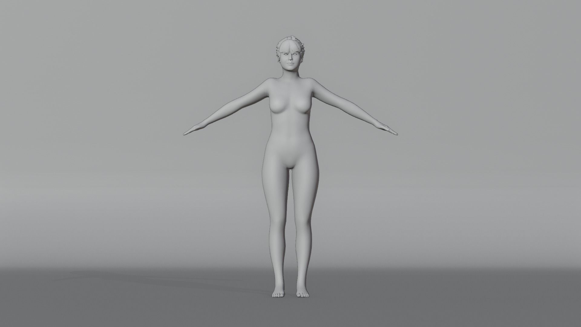 Realistic Female Character - Lei 3D model_6