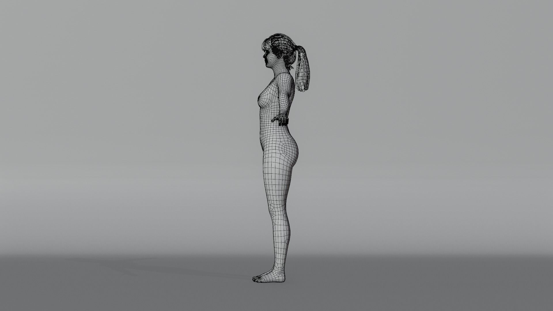 Realistic Female Character - Lei 3D model_19