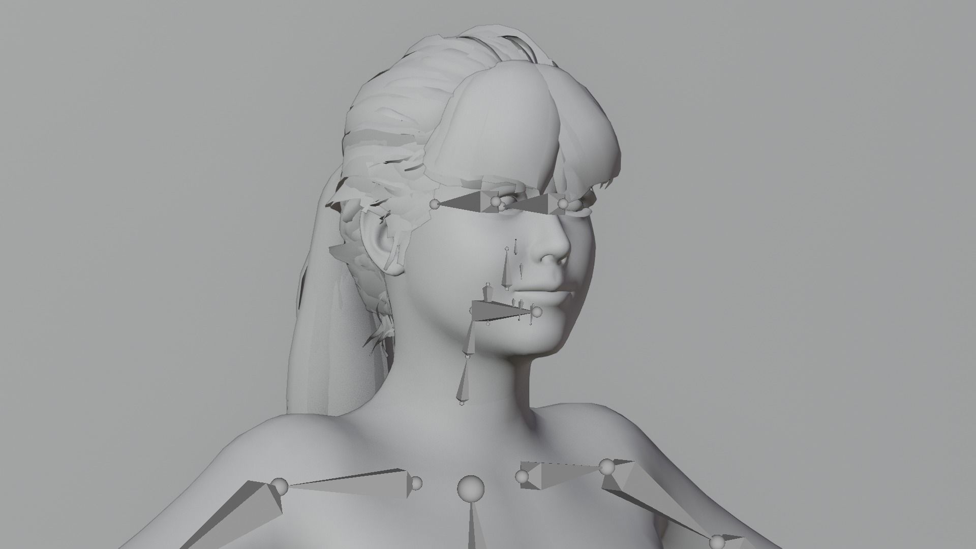 Realistic Female Character - Lei 3D model_10