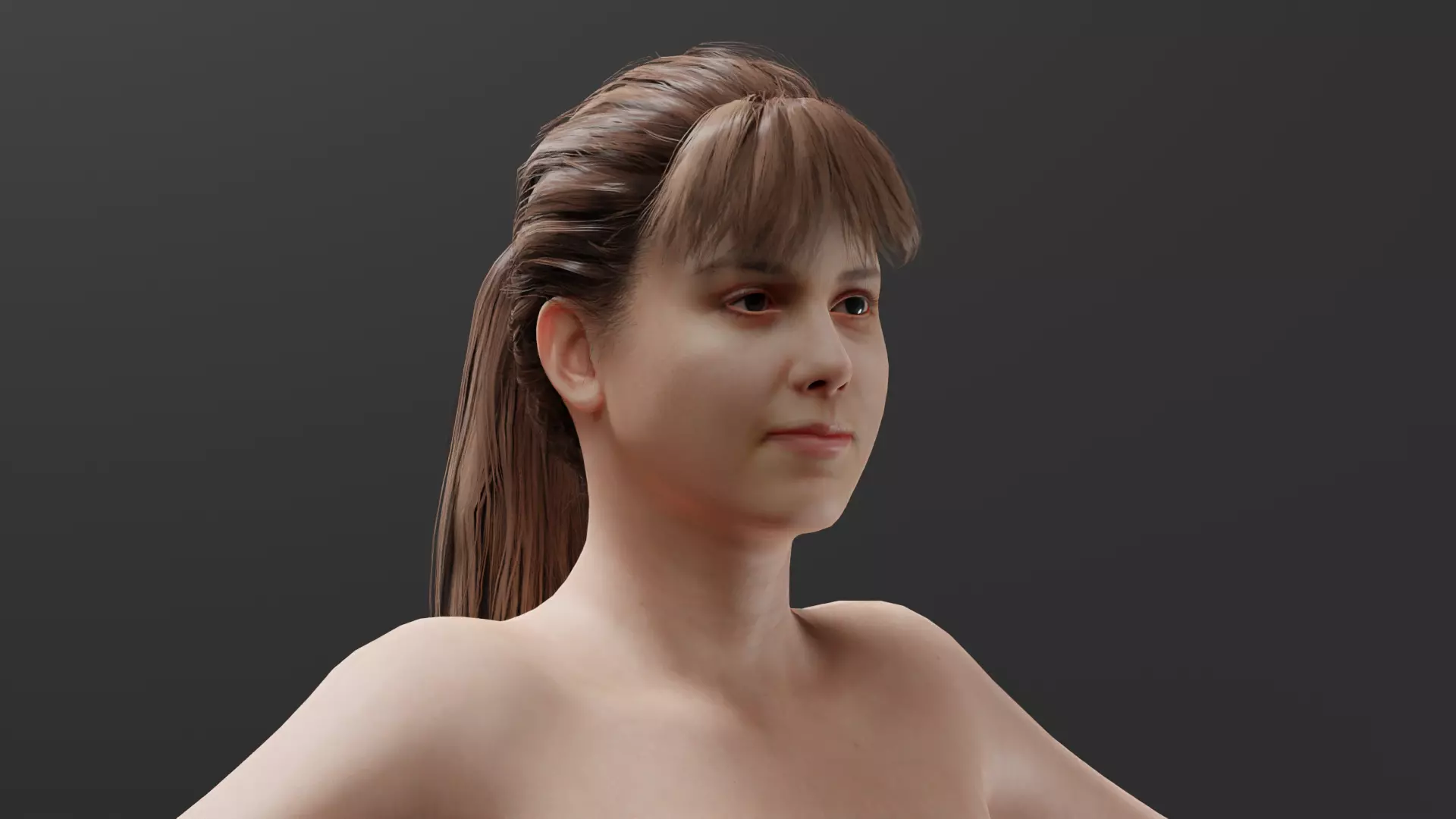 Realistic Female Character - Lei 3D model_0