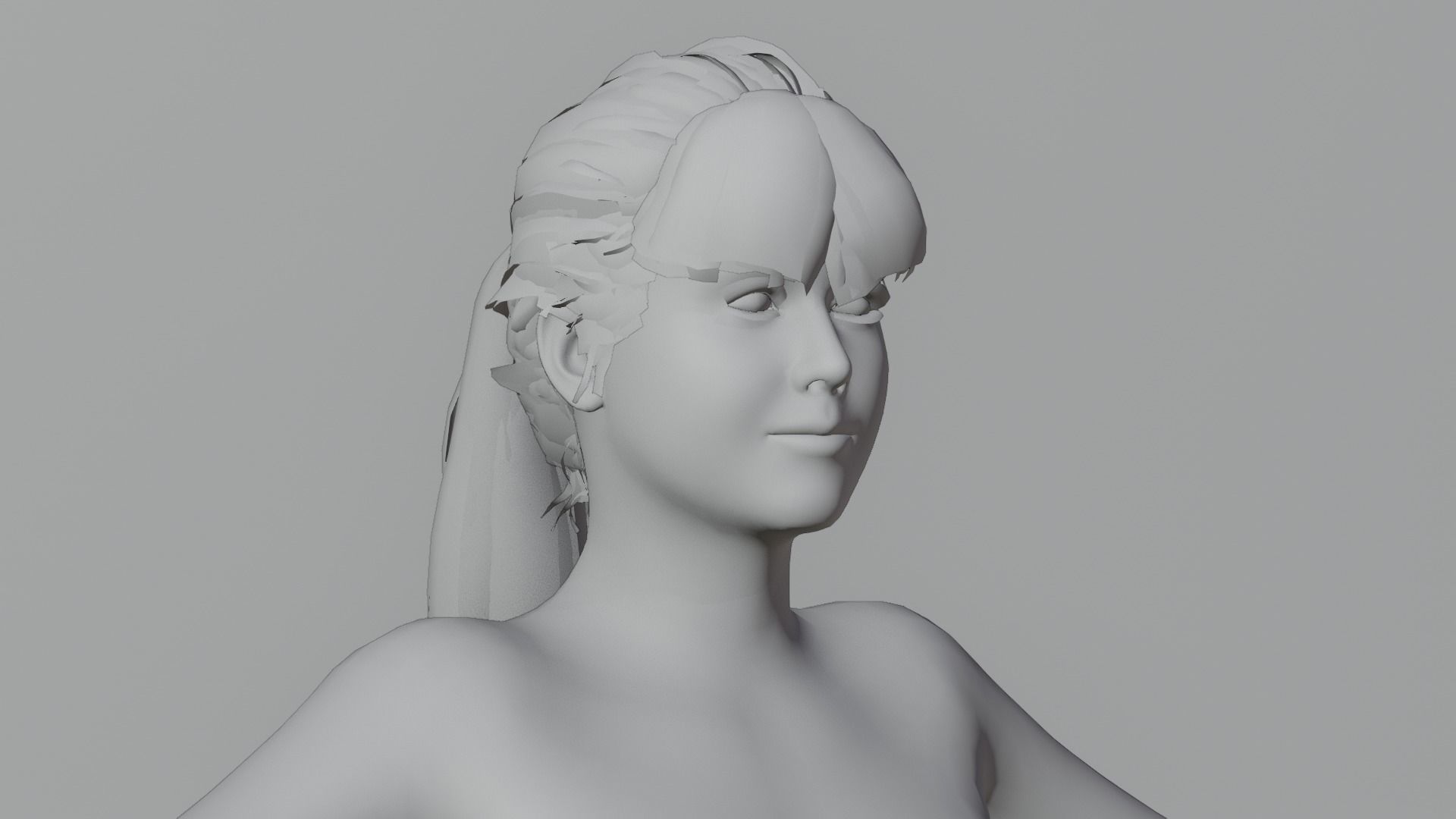 Realistic Female Character - Lei 3D model_5