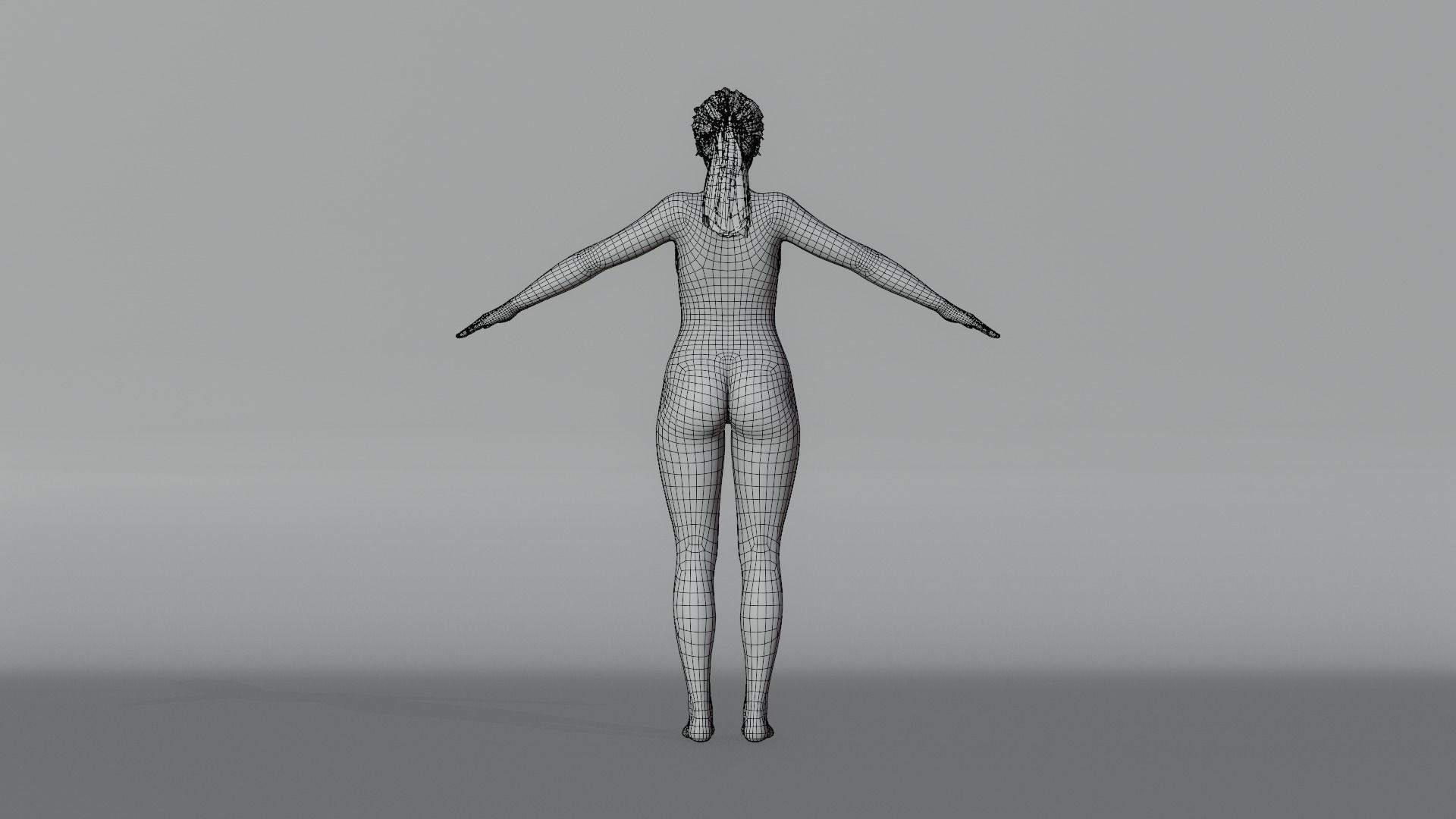 Realistic Female Character - Lei 3D model_18