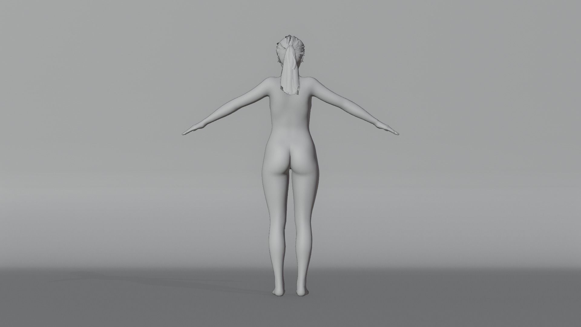 Realistic Female Character - Lei 3D model_8