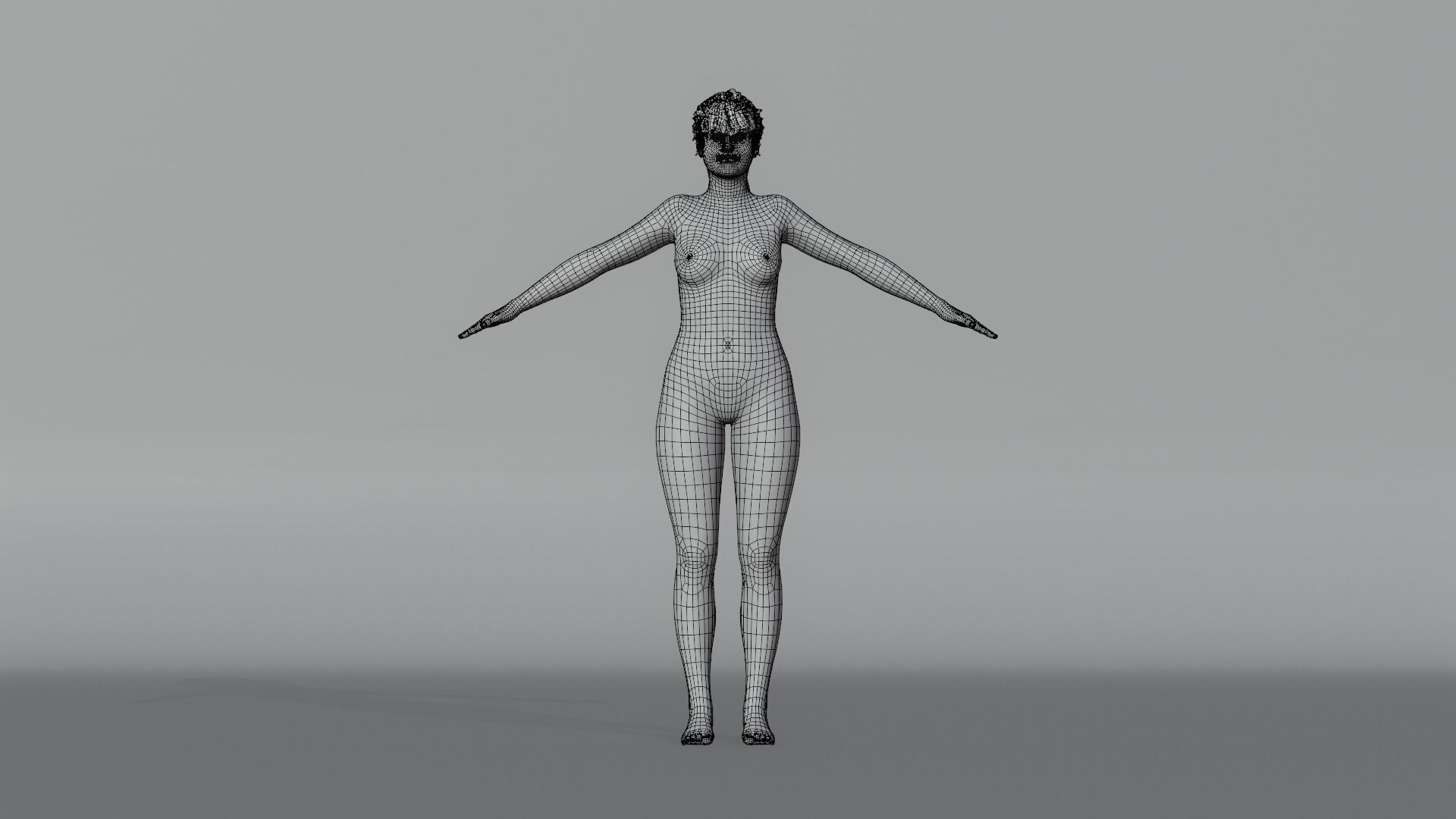 Realistic Female Character - Lei 3D model_16