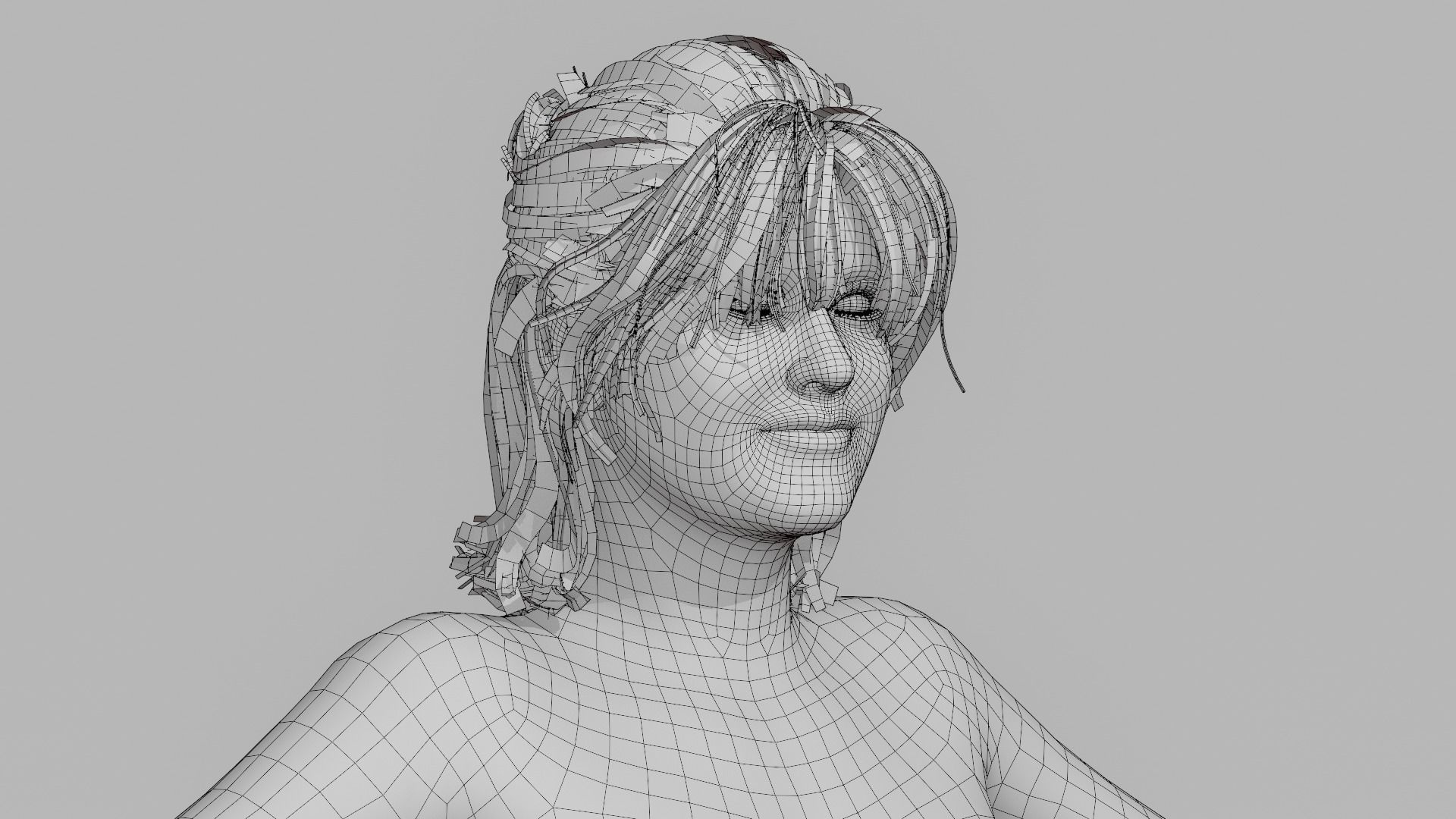 Realistic Female Character - leigh 3D model_15