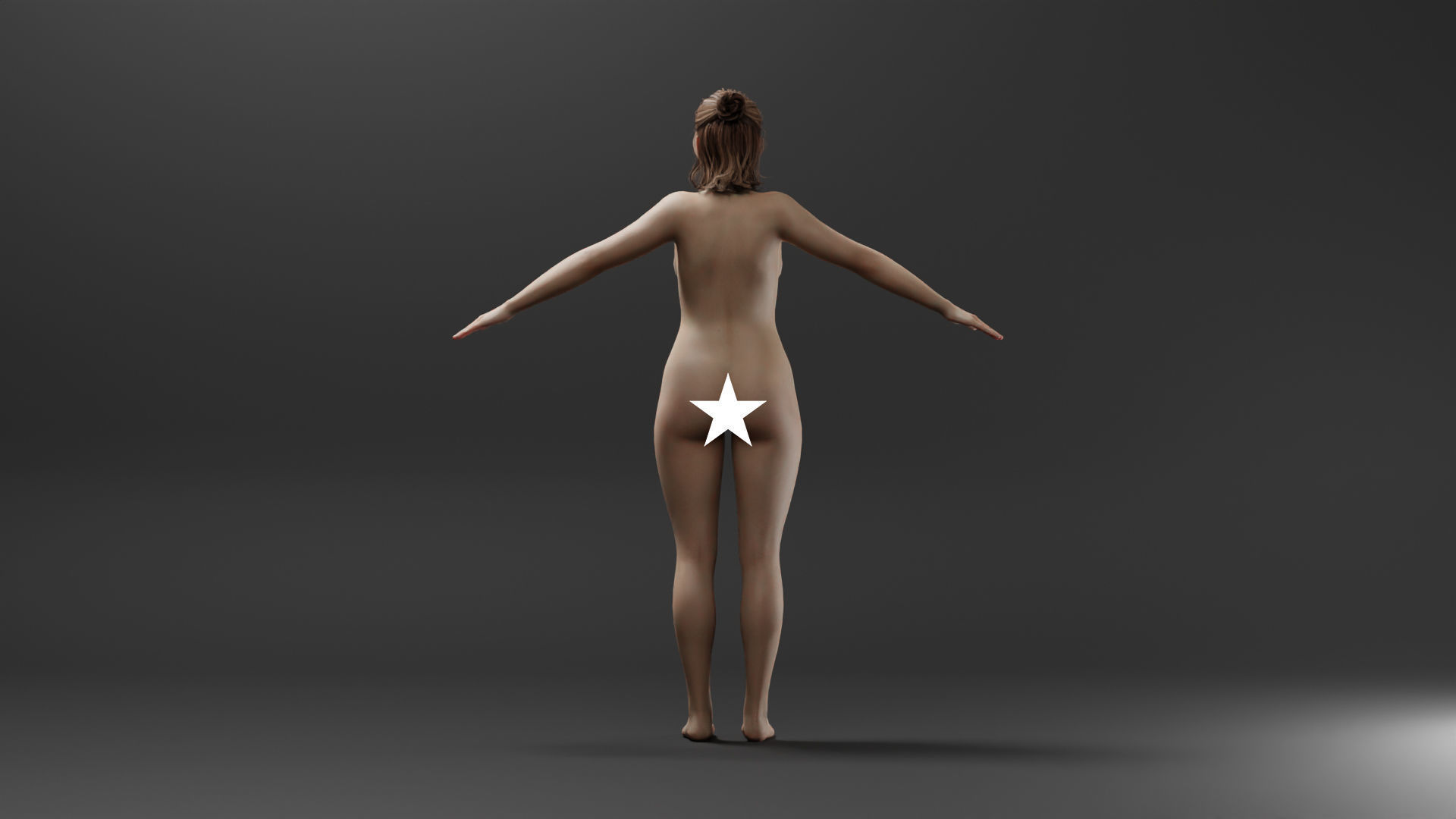 Realistic Female Character - leigh 3D model_3