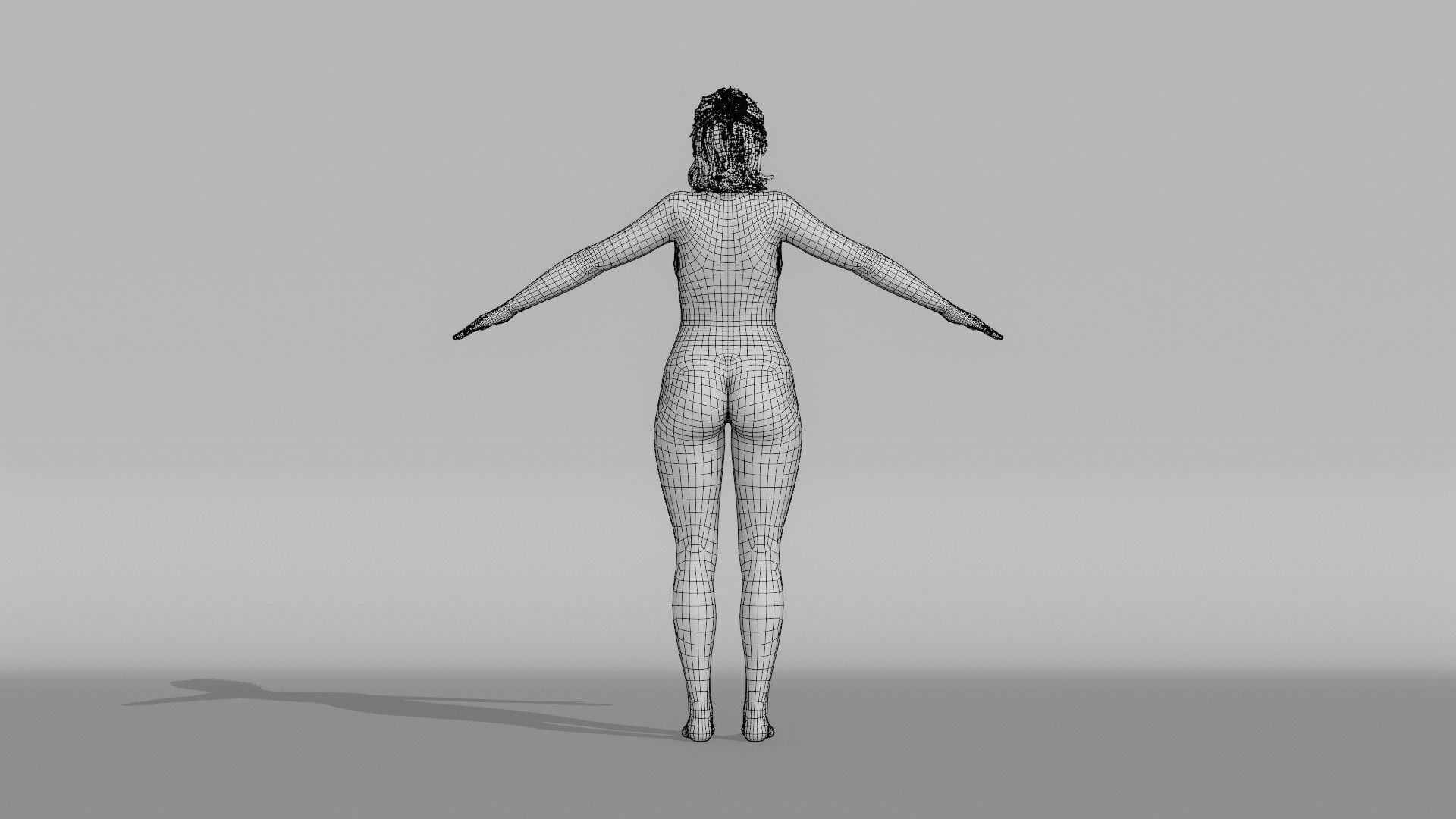 Realistic Female Character - leigh 3D model_18