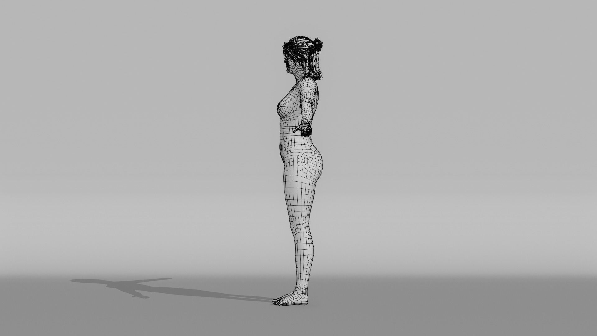 Realistic Female Character - leigh 3D model_19