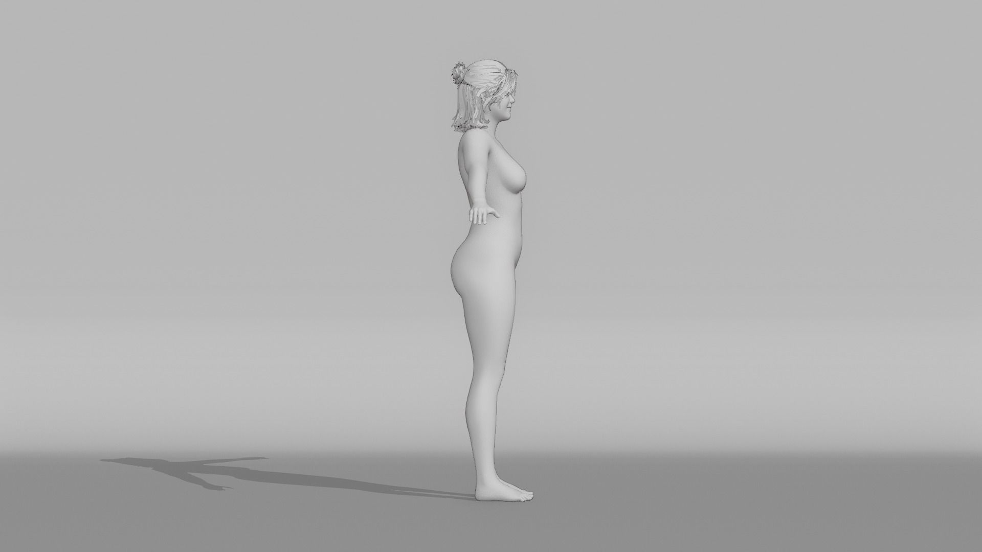 Realistic Female Character - leigh 3D model_7