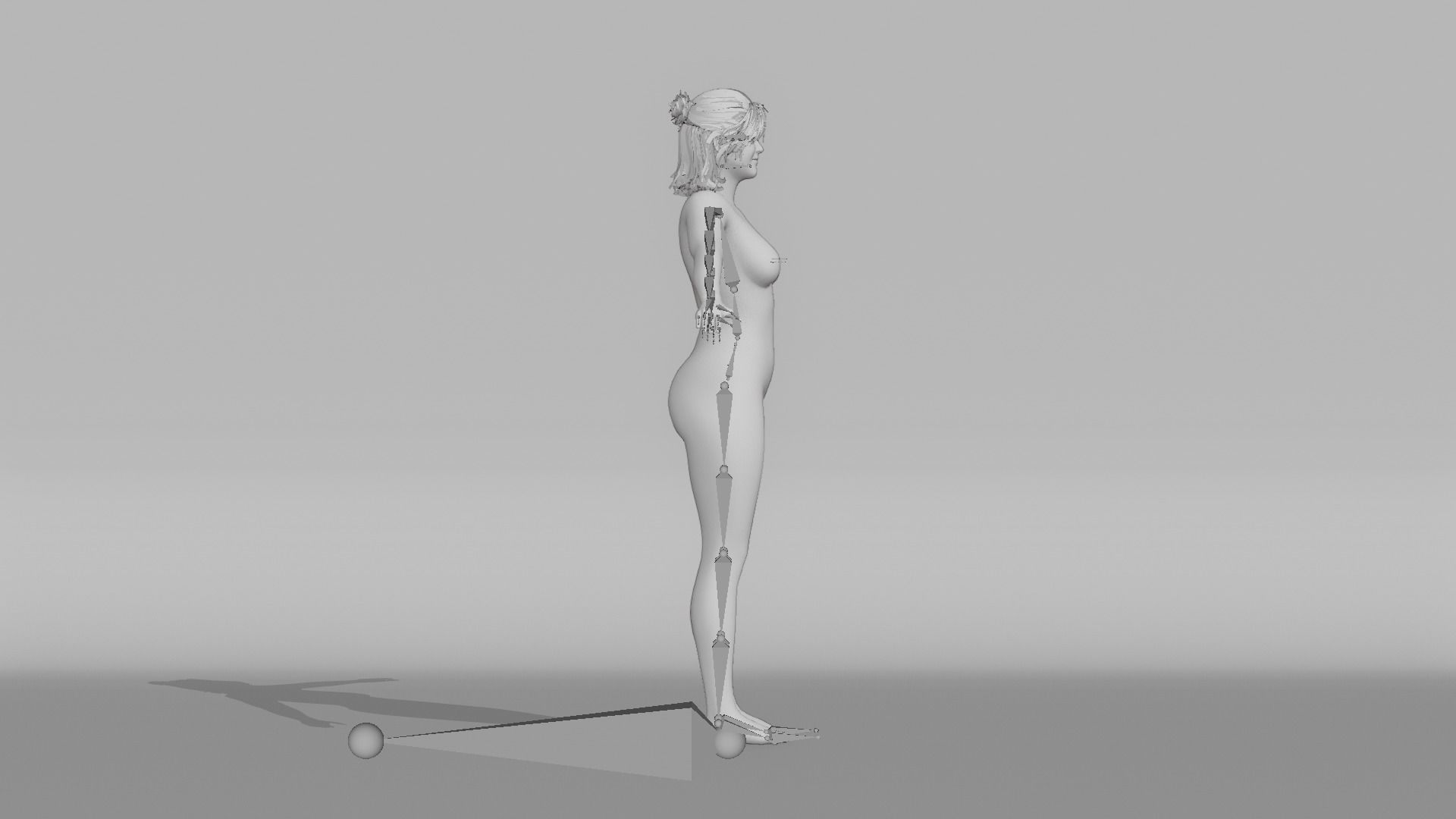 Realistic Female Character - leigh 3D model_12