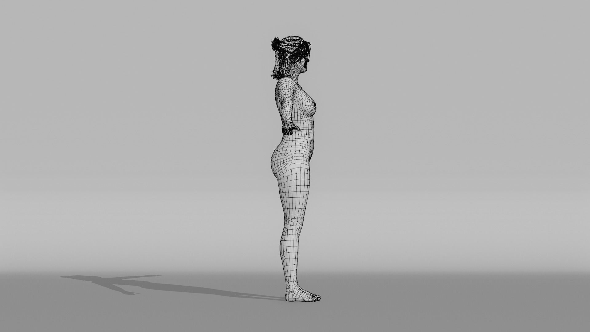 Realistic Female Character - leigh 3D model_17