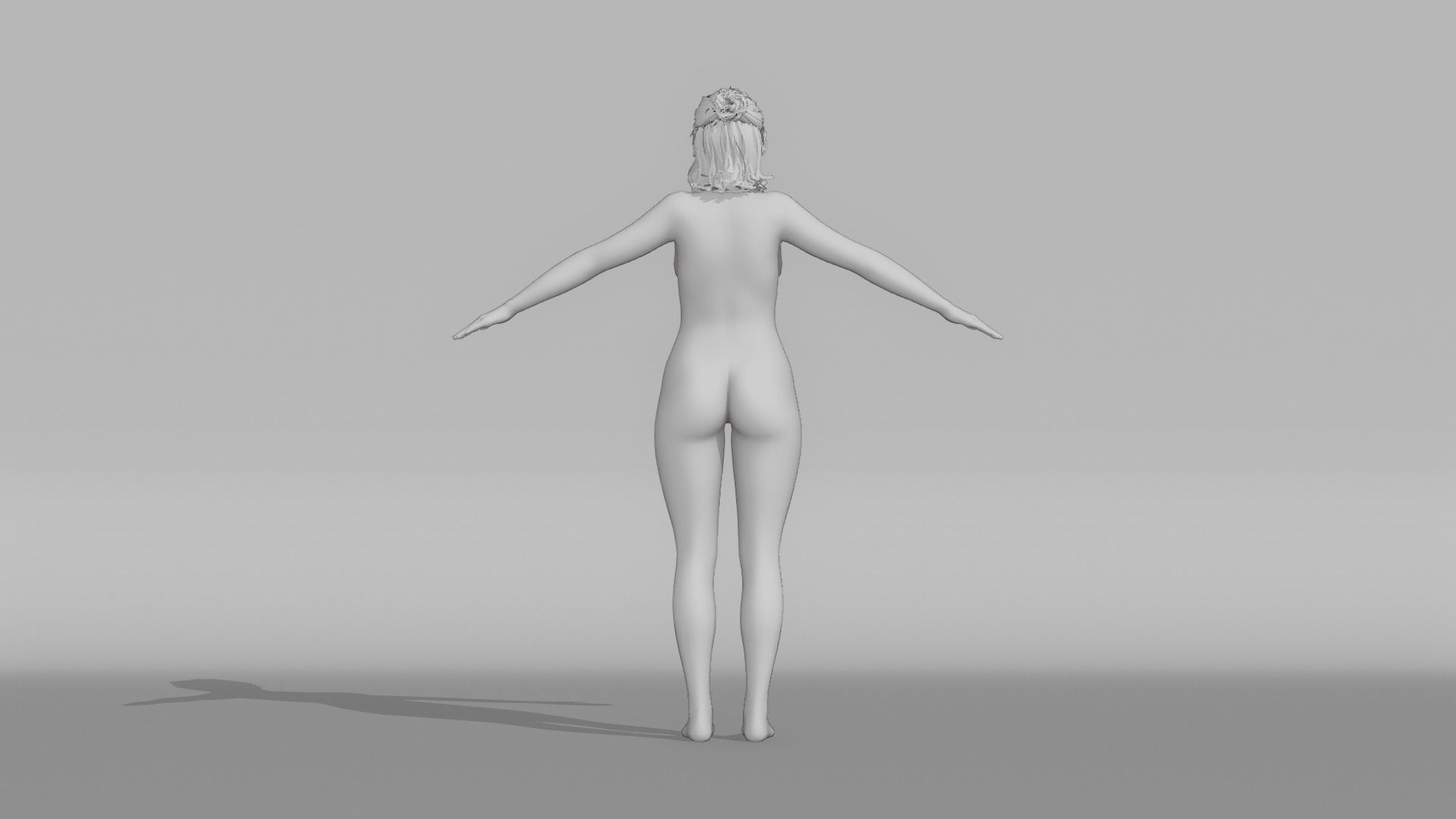 Realistic Female Character - leigh 3D model_8
