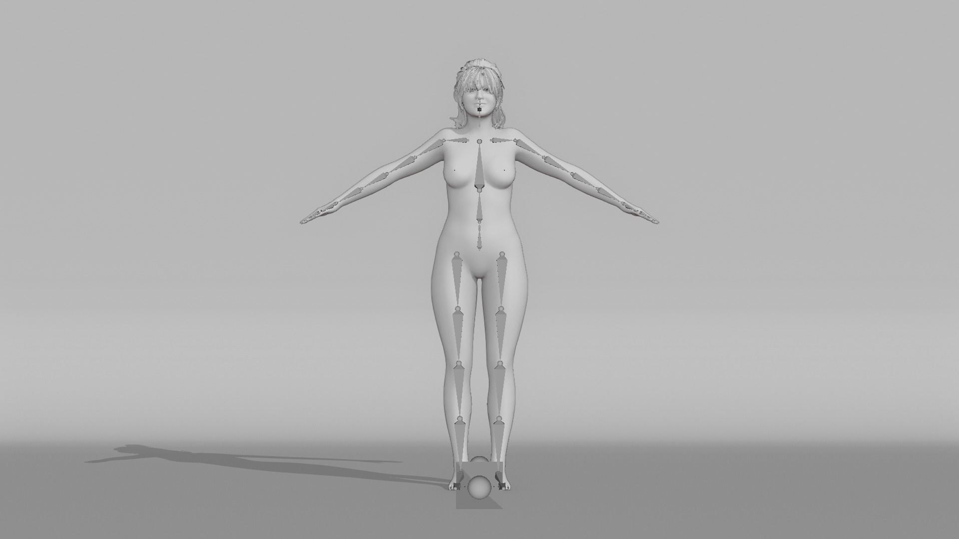 Realistic Female Character - leigh 3D model_11