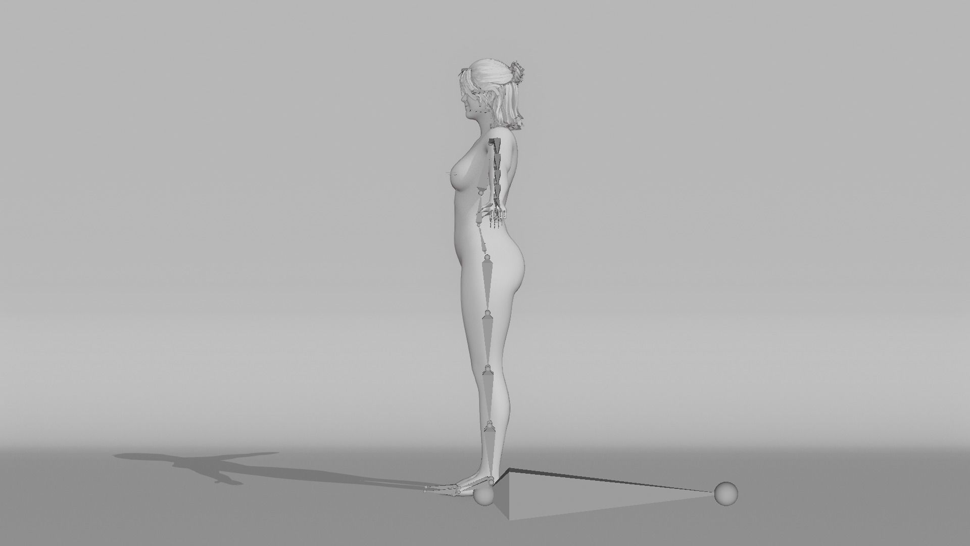 Realistic Female Character - leigh 3D model_14