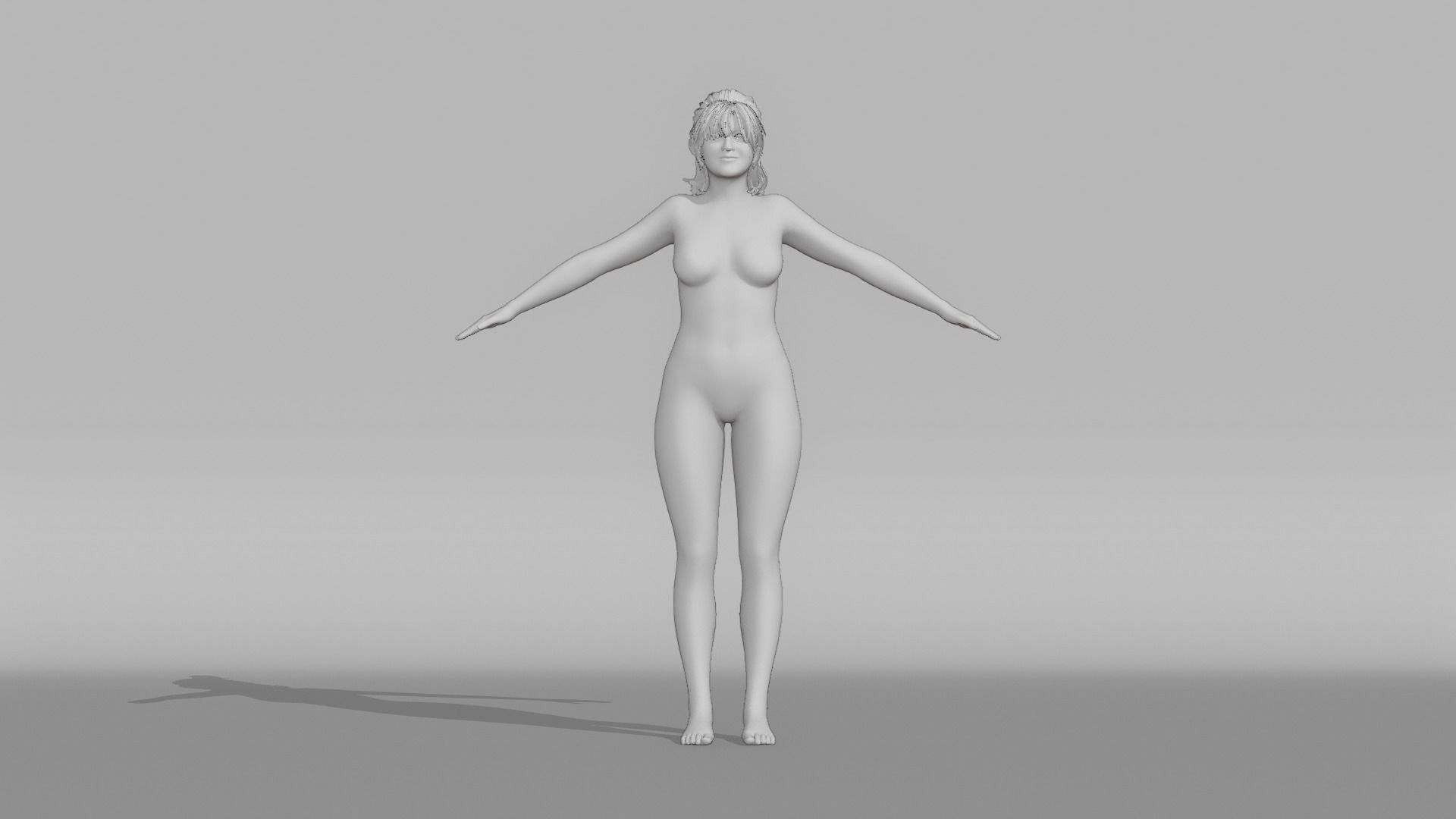 Realistic Female Character - leigh 3D model_6