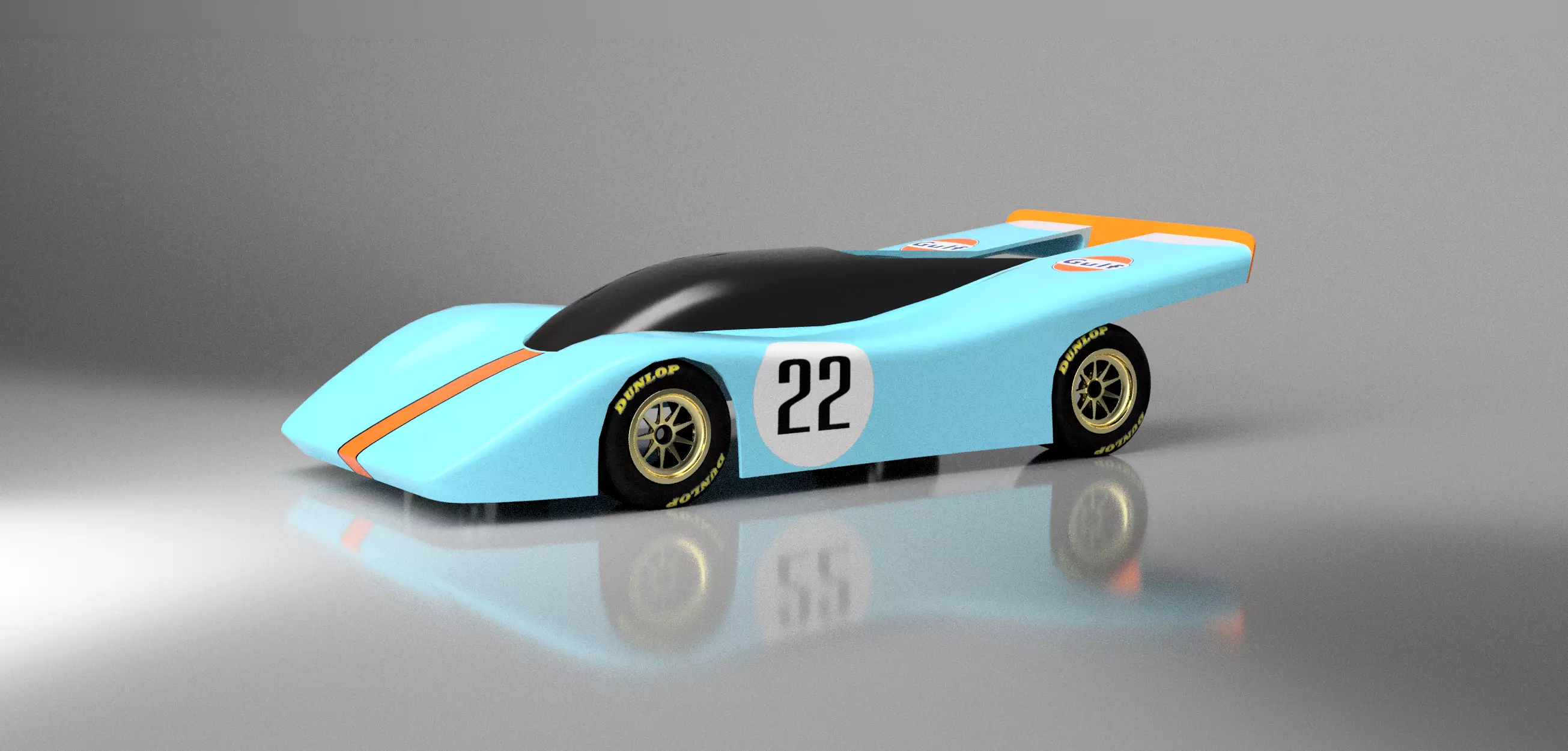 Porsche 917K RC Car Shell - Precision 3D Model 3D print model_0