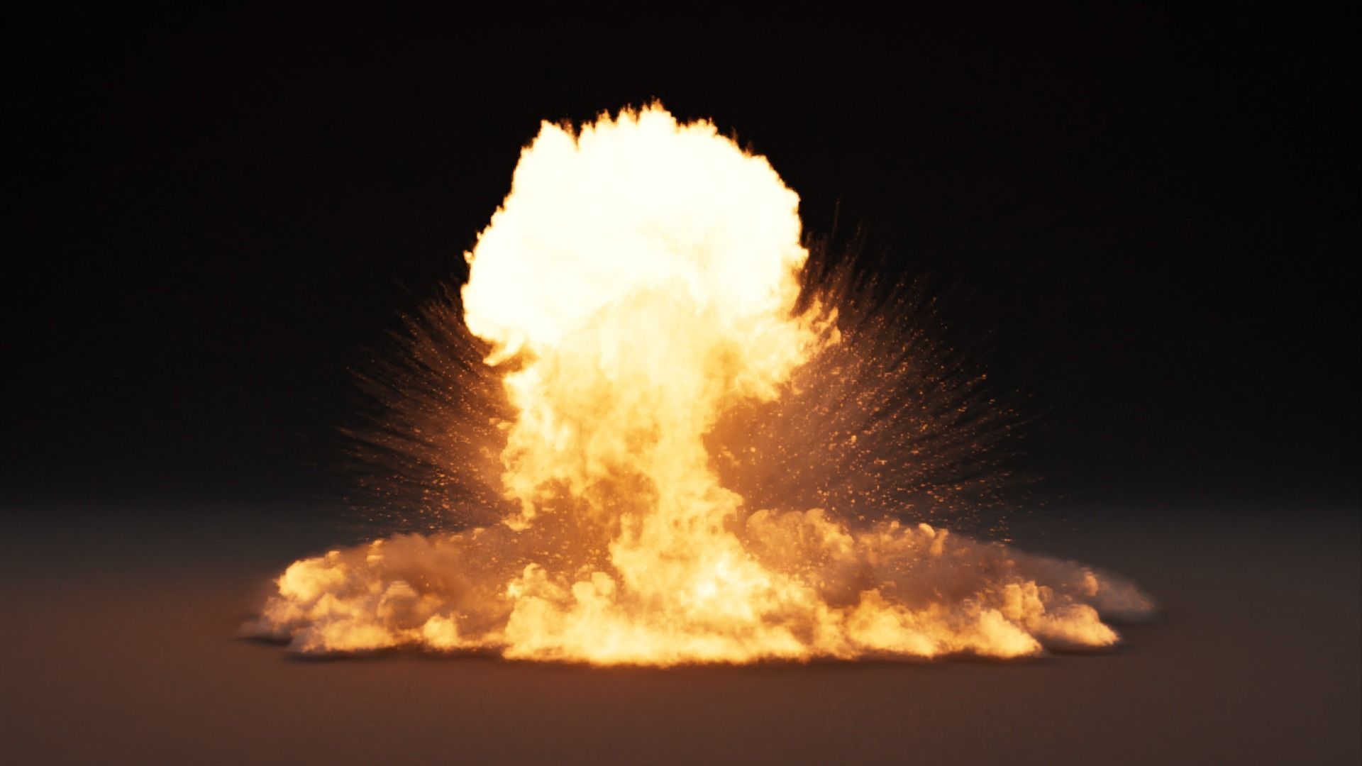 Super Realistic Explosion 3 - vdb animated 3D model_8