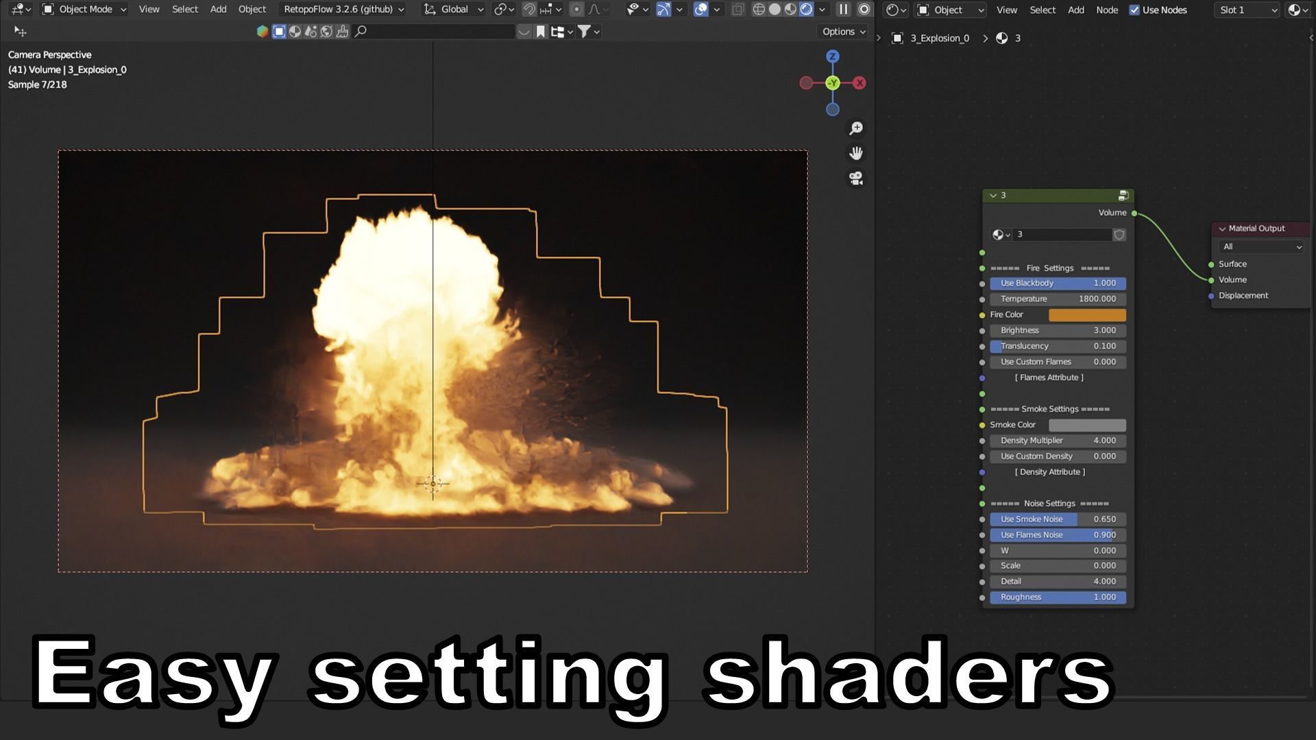 Super Realistic Explosion 3 - vdb animated 3D model_2