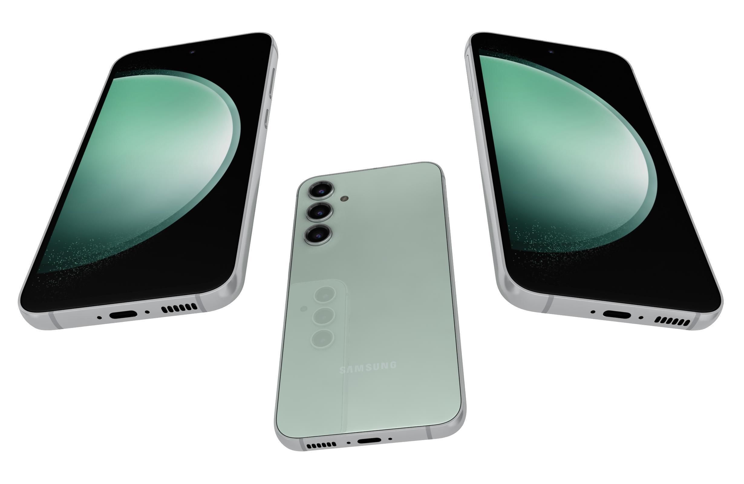 Samsung Galaxy S23 FE Mint 3D model_2