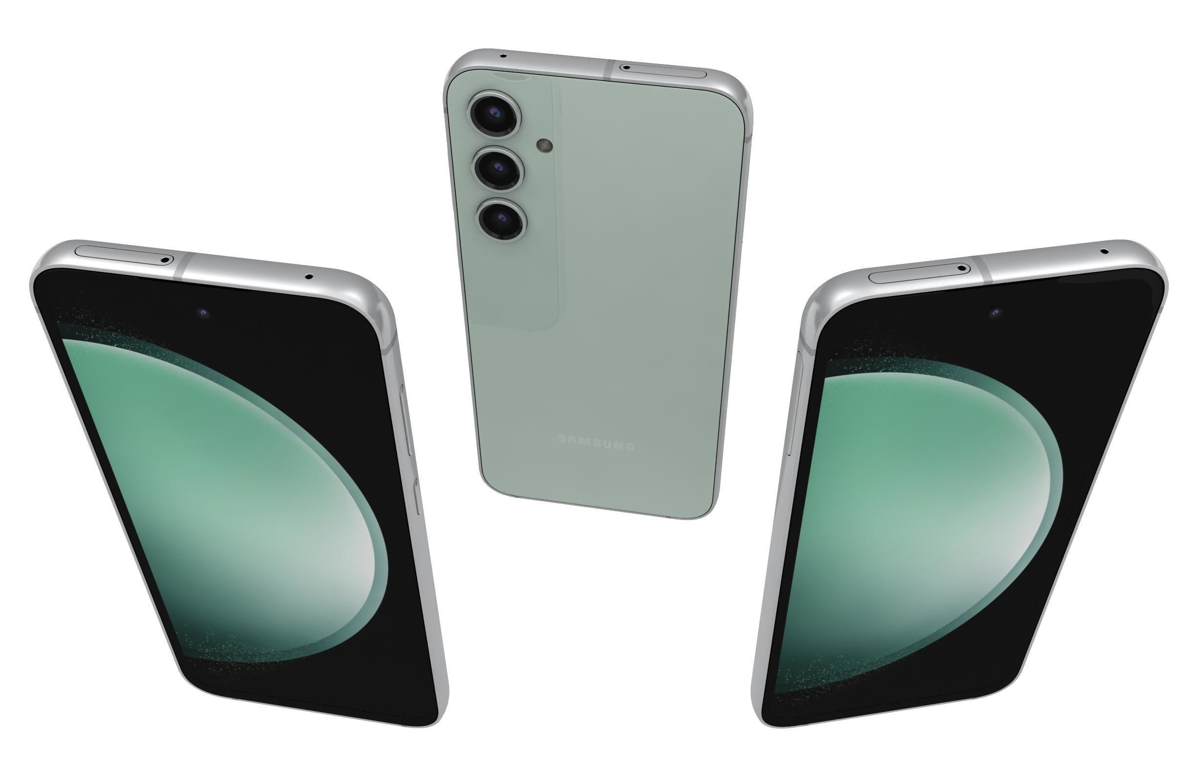 Samsung Galaxy S23 FE Mint 3D model_1
