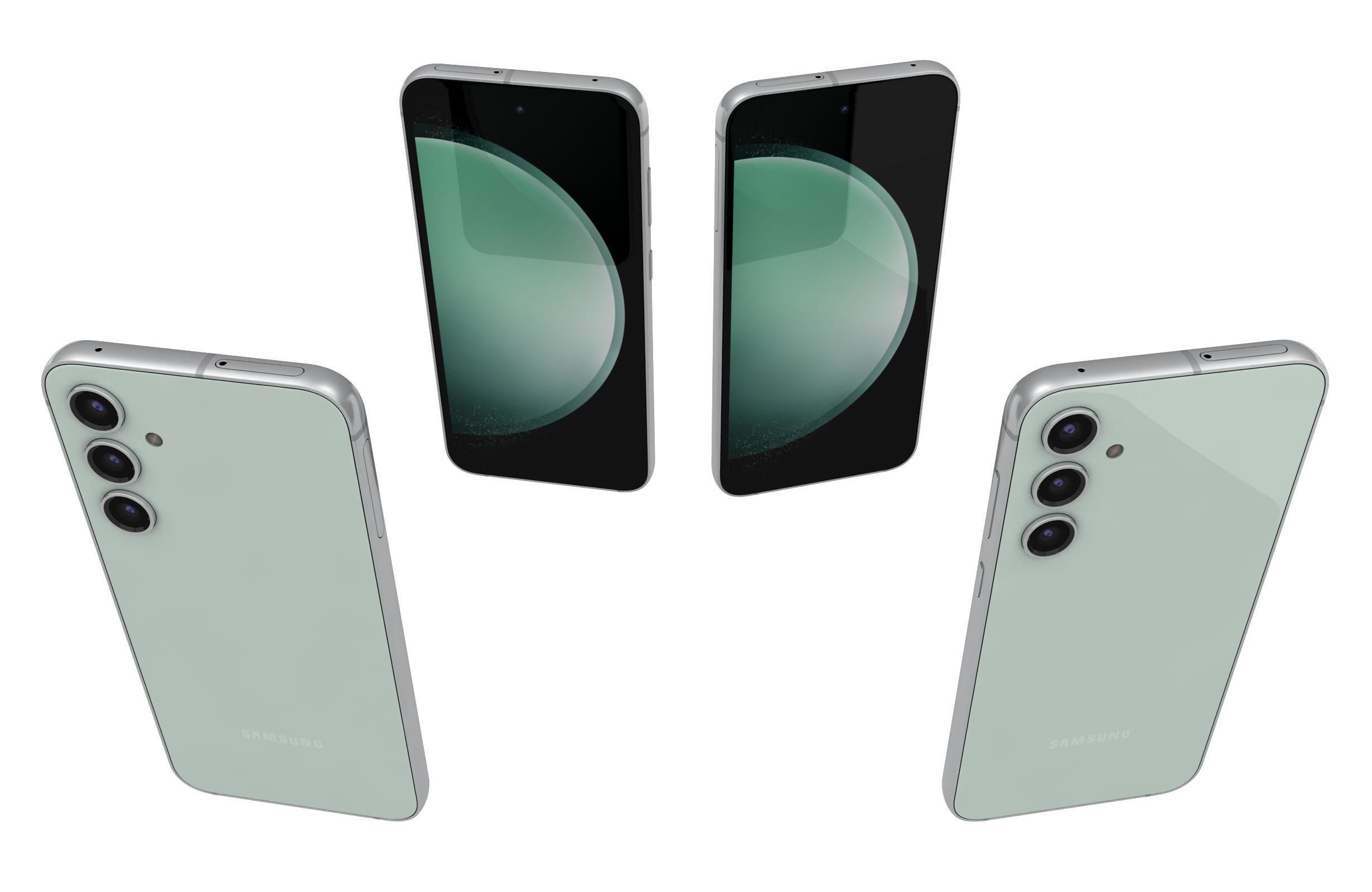 Samsung Galaxy S23 FE Mint 3D model_4