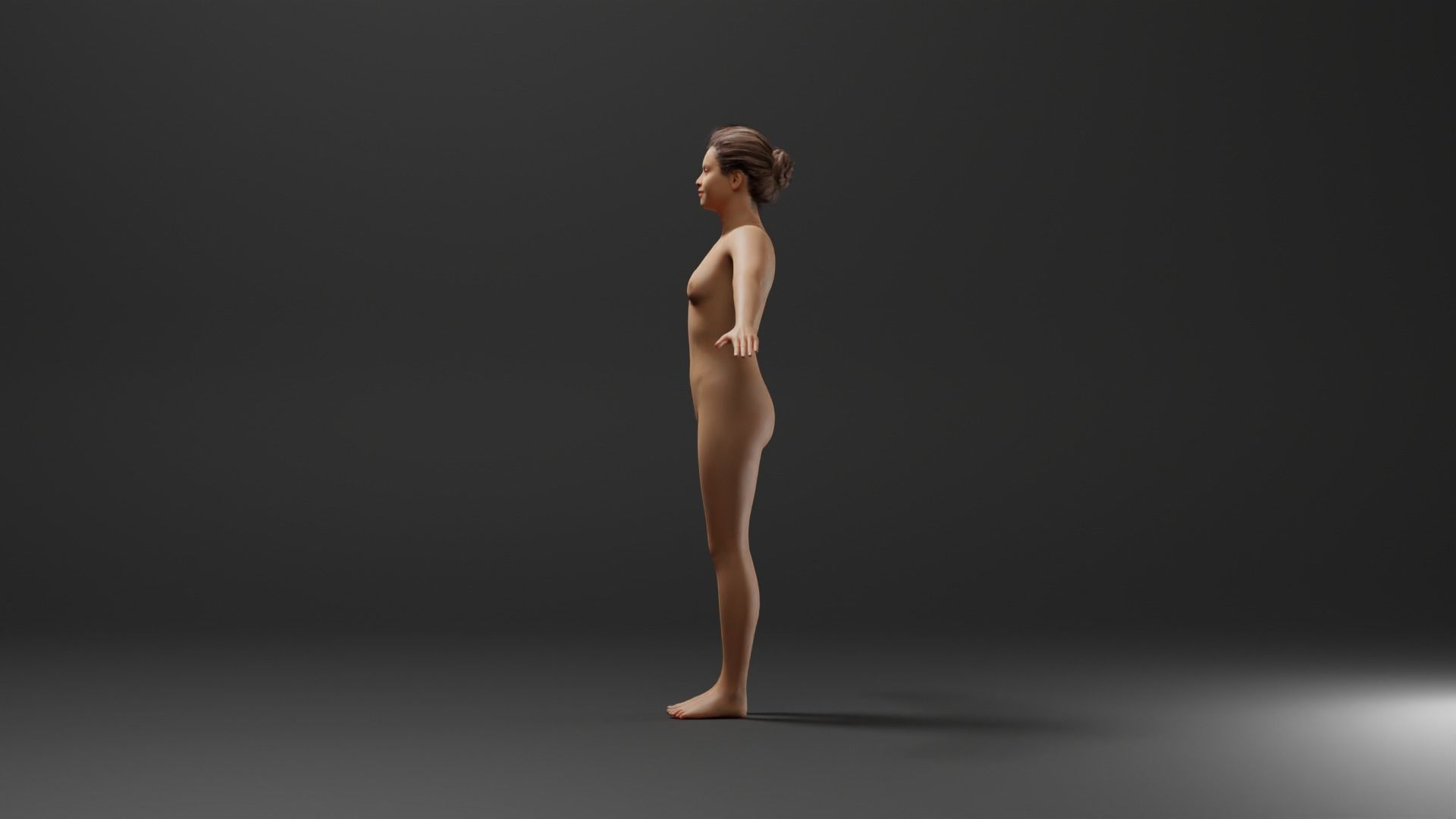 Realistic Female Character - Nicole-Lee 3D model_4