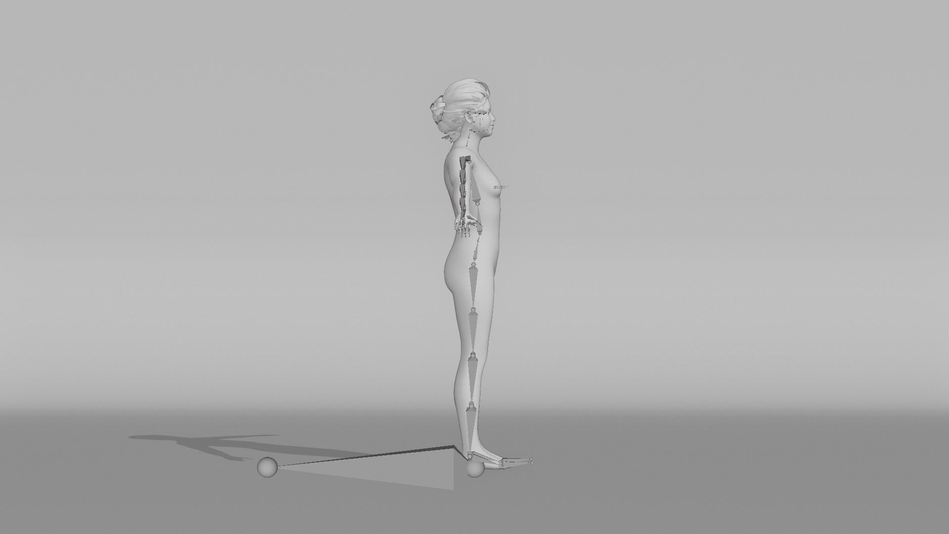 Realistic Female Character - Nicole-Lee 3D model_12