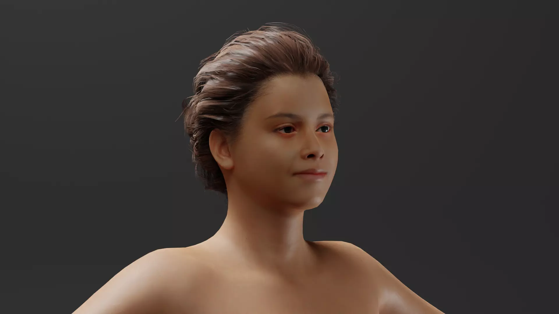 Realistic Female Character - Nicole-Lee 3D model_0