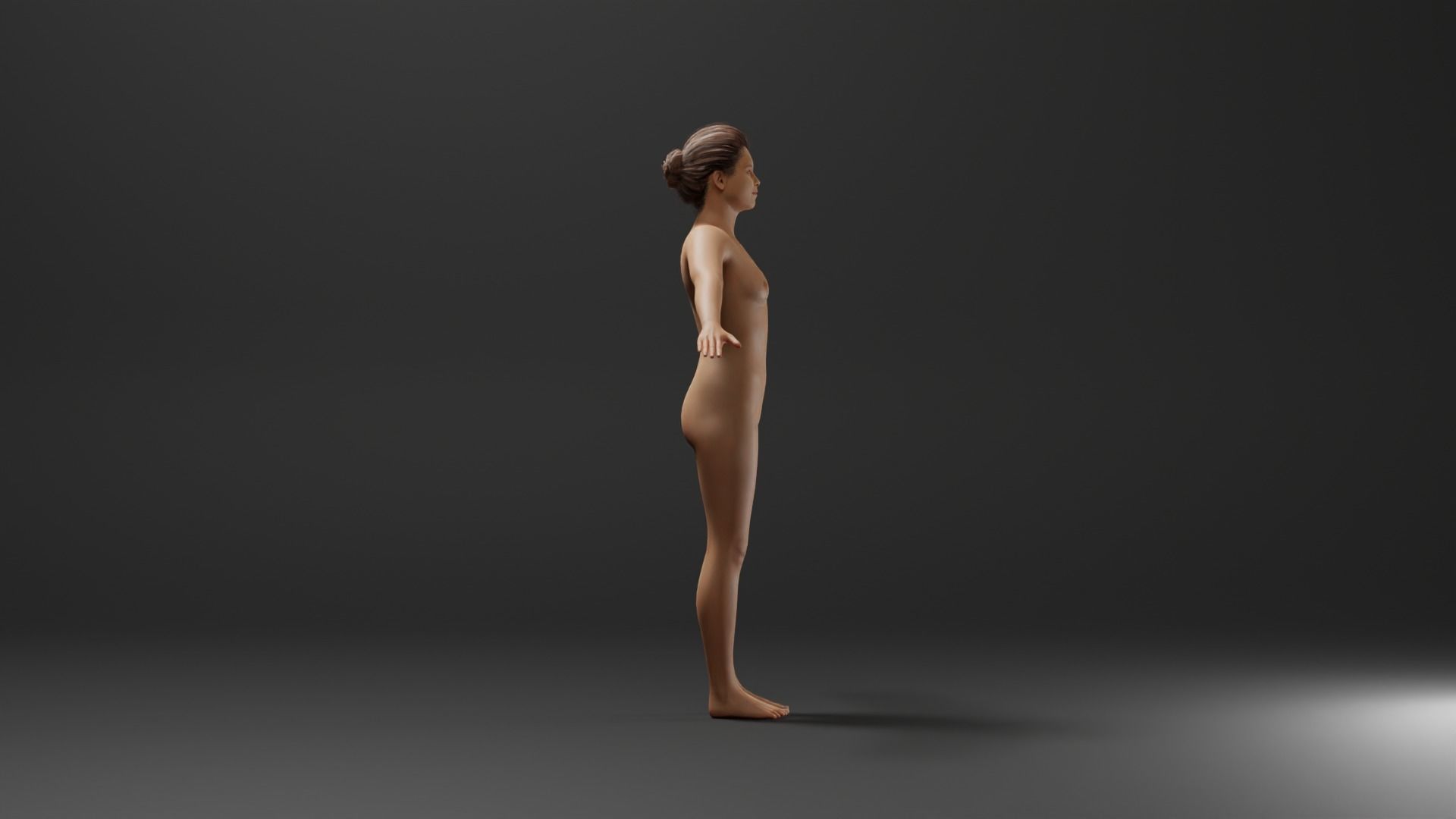 Realistic Female Character - Nicole-Lee 3D model_2