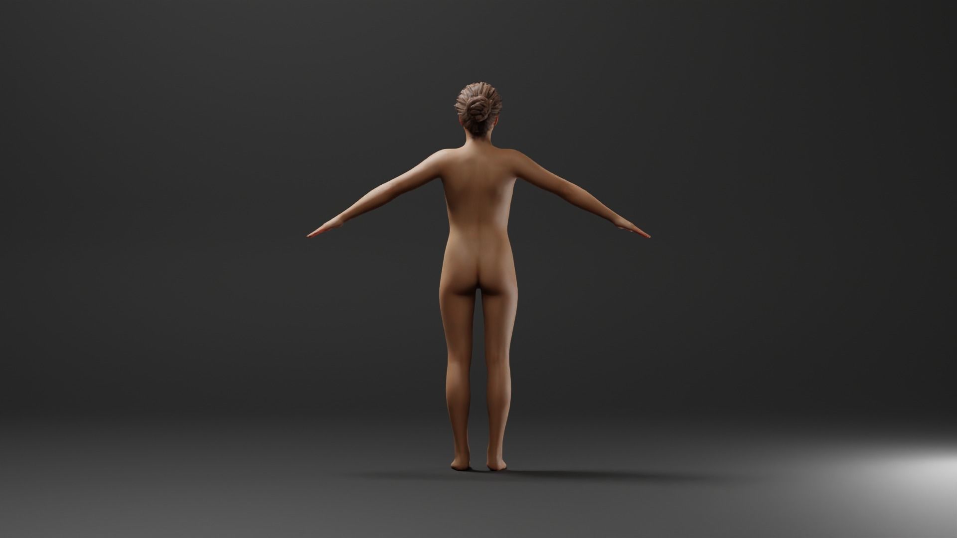 Realistic Female Character - Nicole-Lee 3D model_3