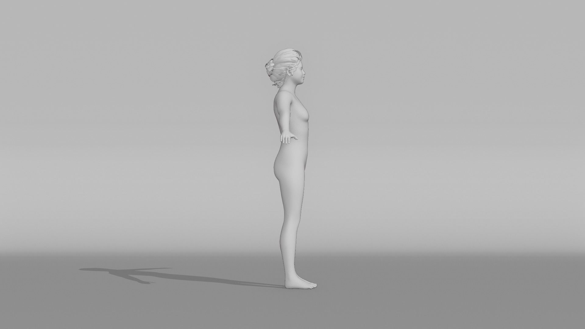 Realistic Female Character - Nicole-Lee 3D model_7