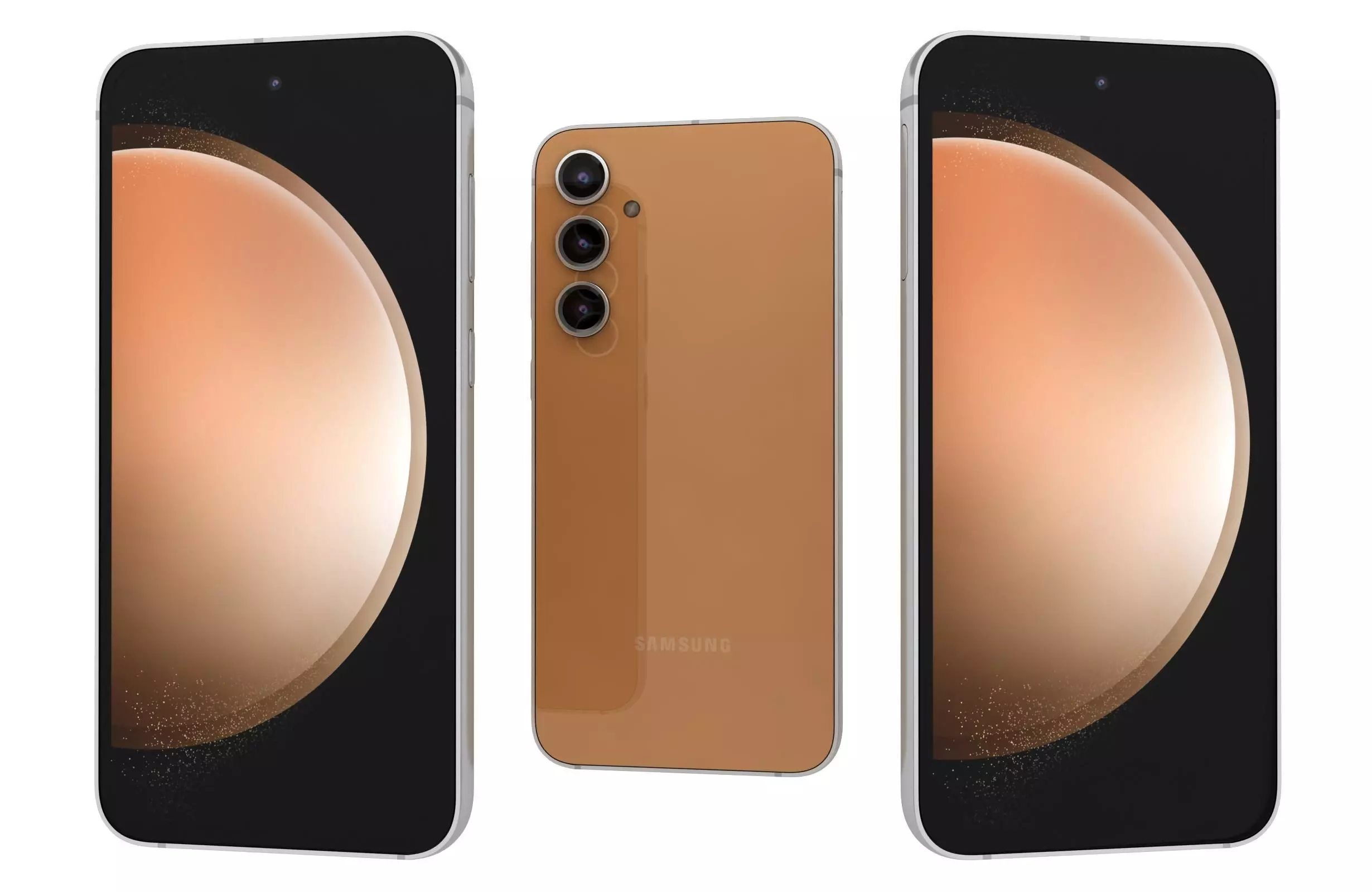 Samsung Galaxy S23 FE Tangerine 3D model