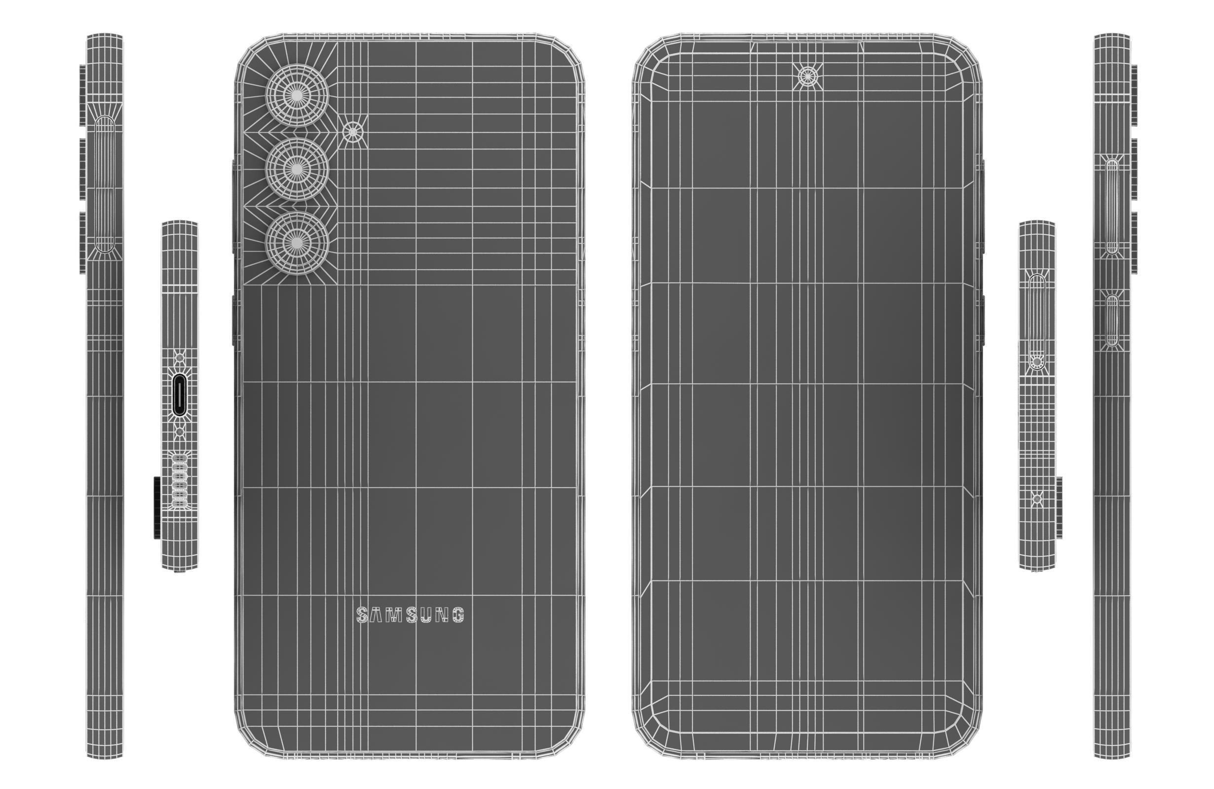 Samsung Galaxy S23 FE All Colors 3D model_73