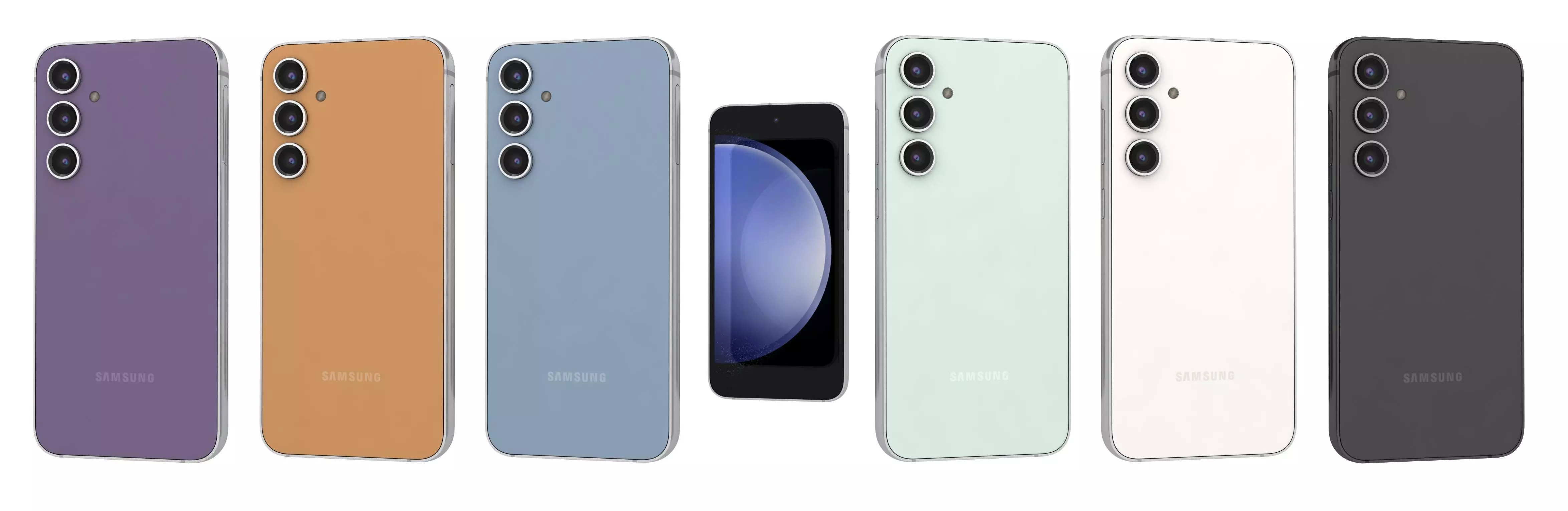 Samsung Galaxy S23 FE All Colors 3D model_0