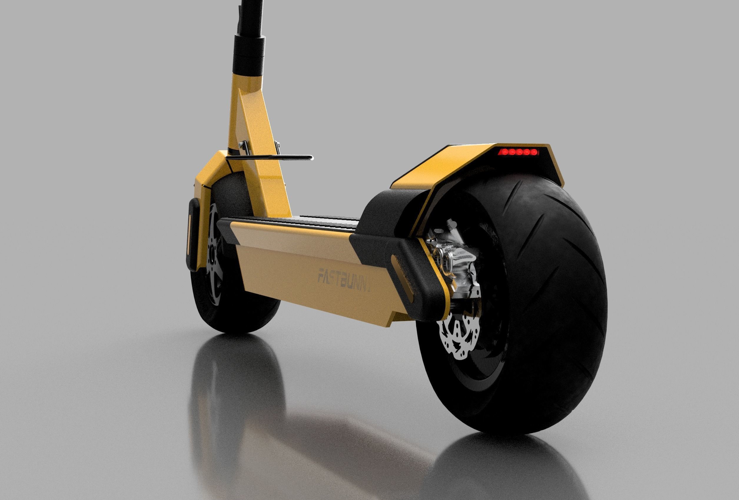 Complete Electric Scooter Project - DIY Manufacturing Kit 3D print model_1