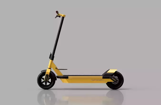 Complete Electric Scooter Project - DIY Manufacturing Kit 3D print model