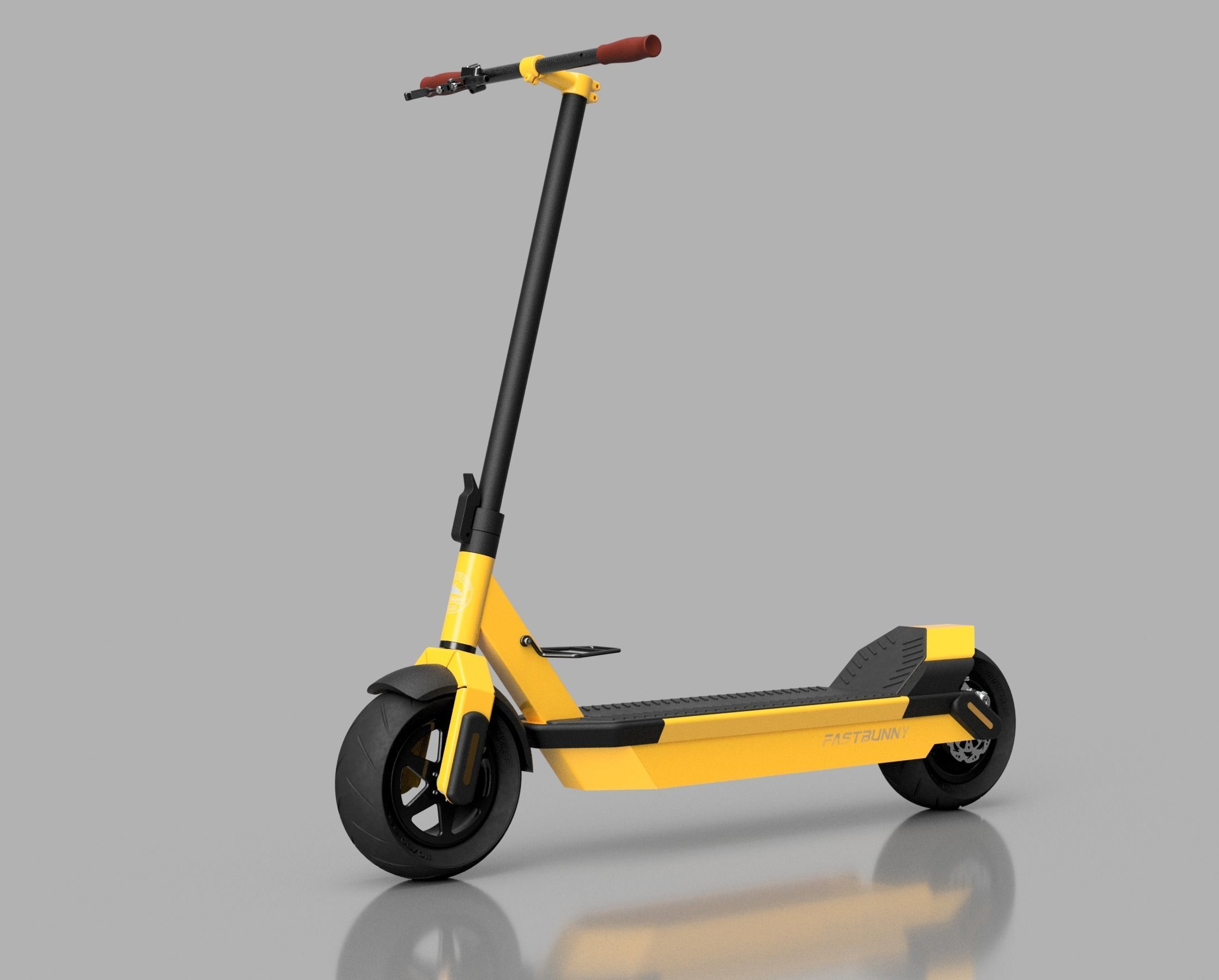 Complete Electric Scooter Project - DIY Manufacturing Kit 3D print model_3