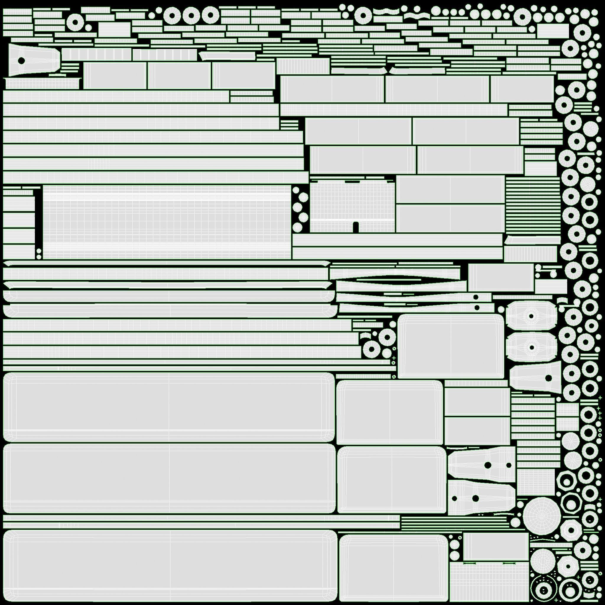 Single axle car trailer with extra walls jockey wheel 3D model_23