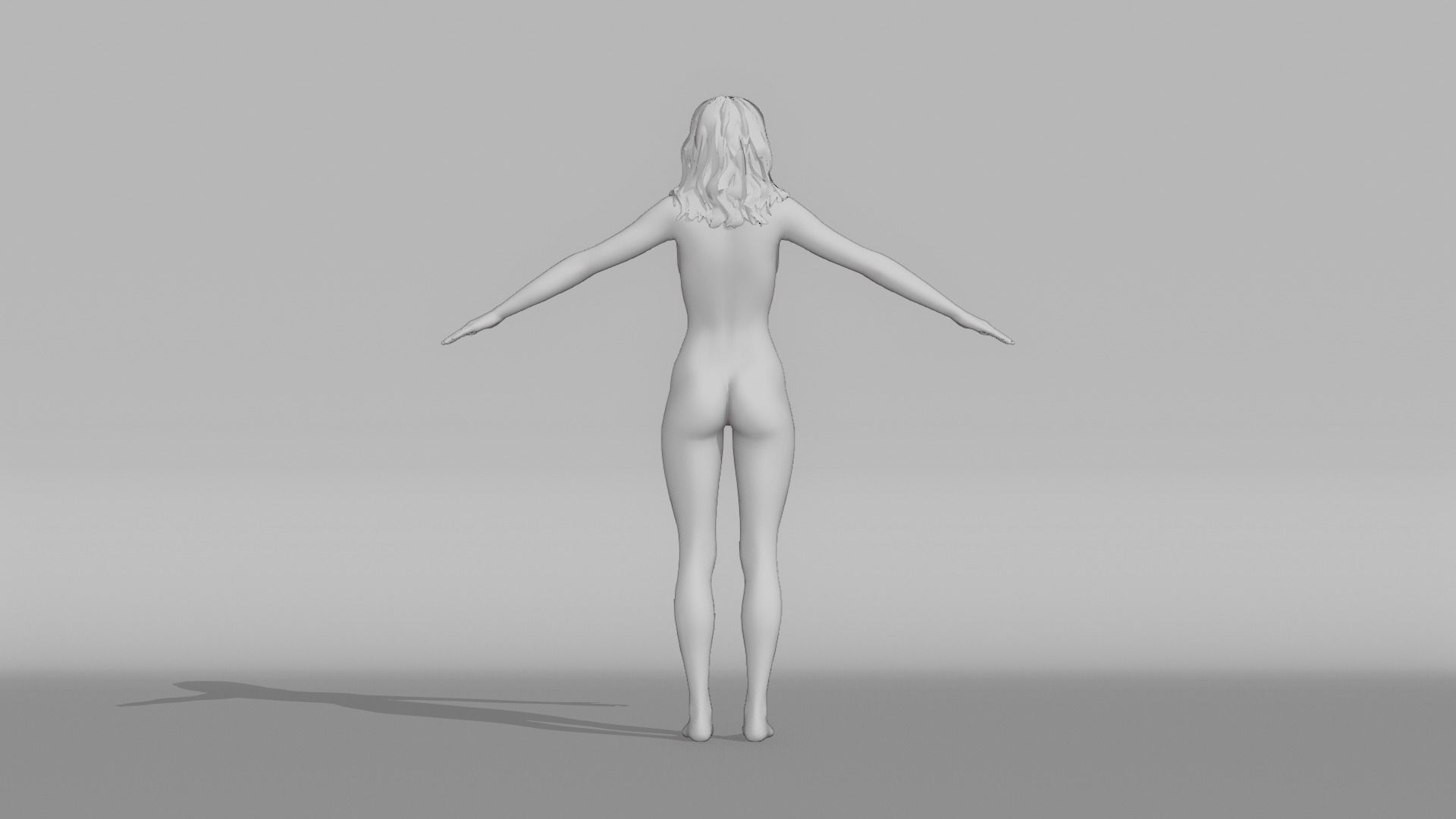 Realistic Female Character - Sassy 3D model_8