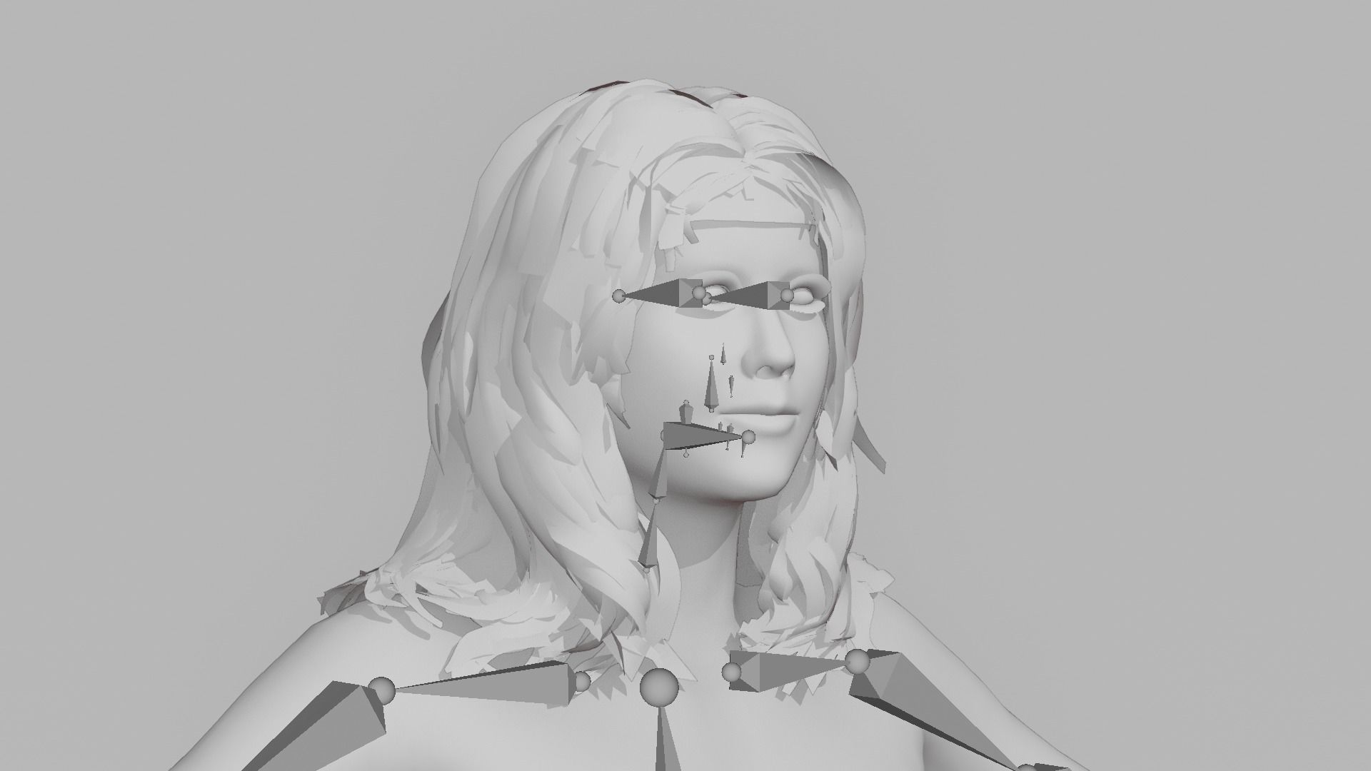 Realistic Female Character - Sassy 3D model_10