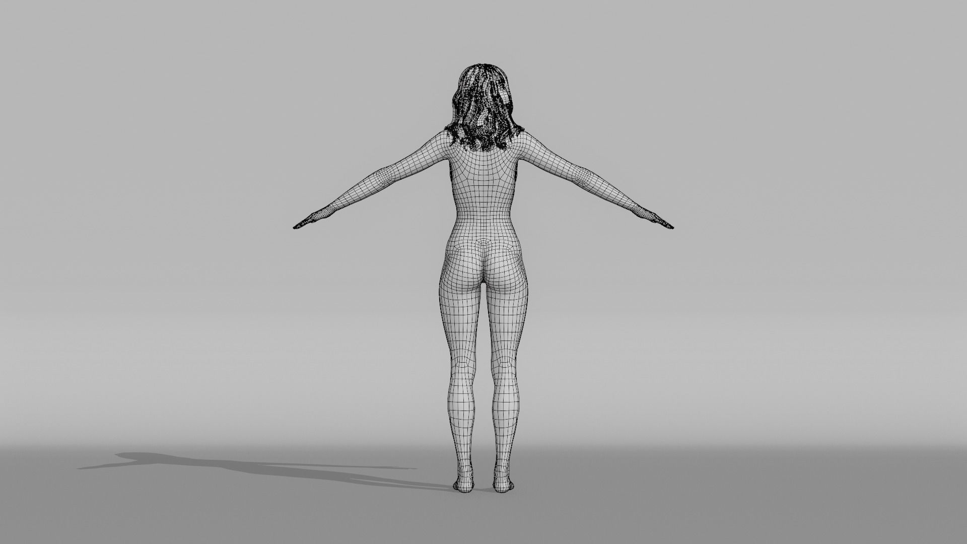 Realistic Female Character - Sassy 3D model_19