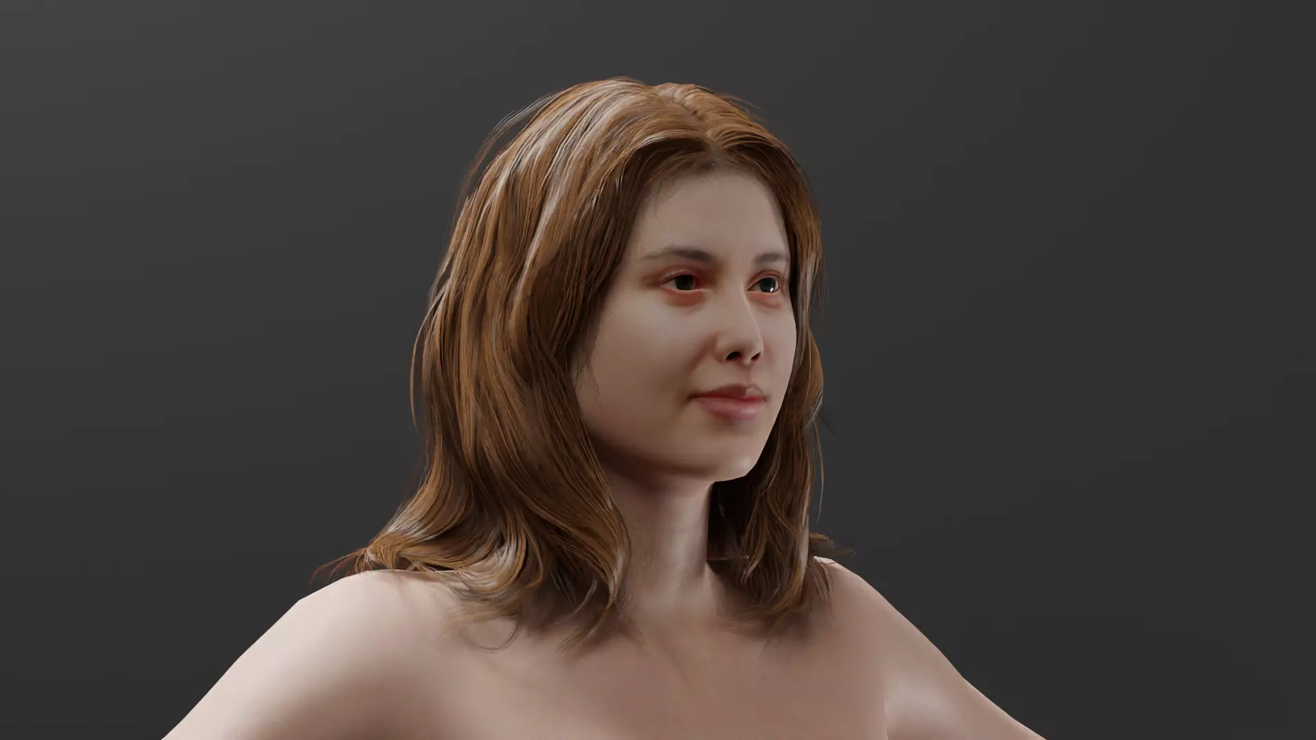 Realistic Female Character - Sassy 3D model_0