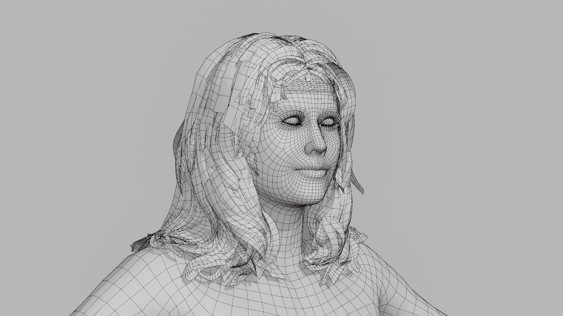 Realistic Female Character - Sassy 3D model_15