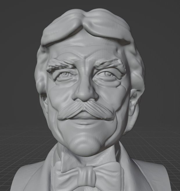 Tom Selleck 3D print model_1