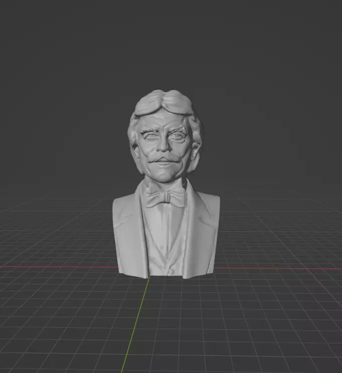 Tom Selleck 3D print model_0