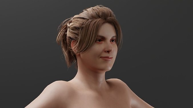 Realistic Female Character - Shandre 3D model