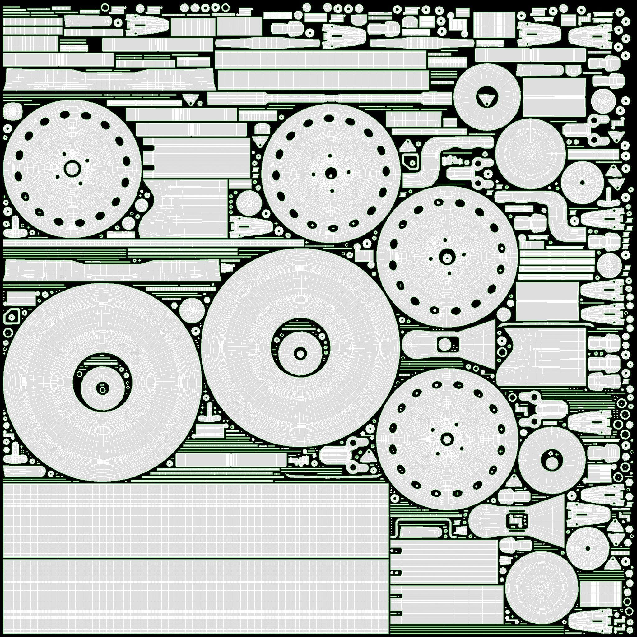 Single axle car trailer with extra walls cover high frame 3D model_23
