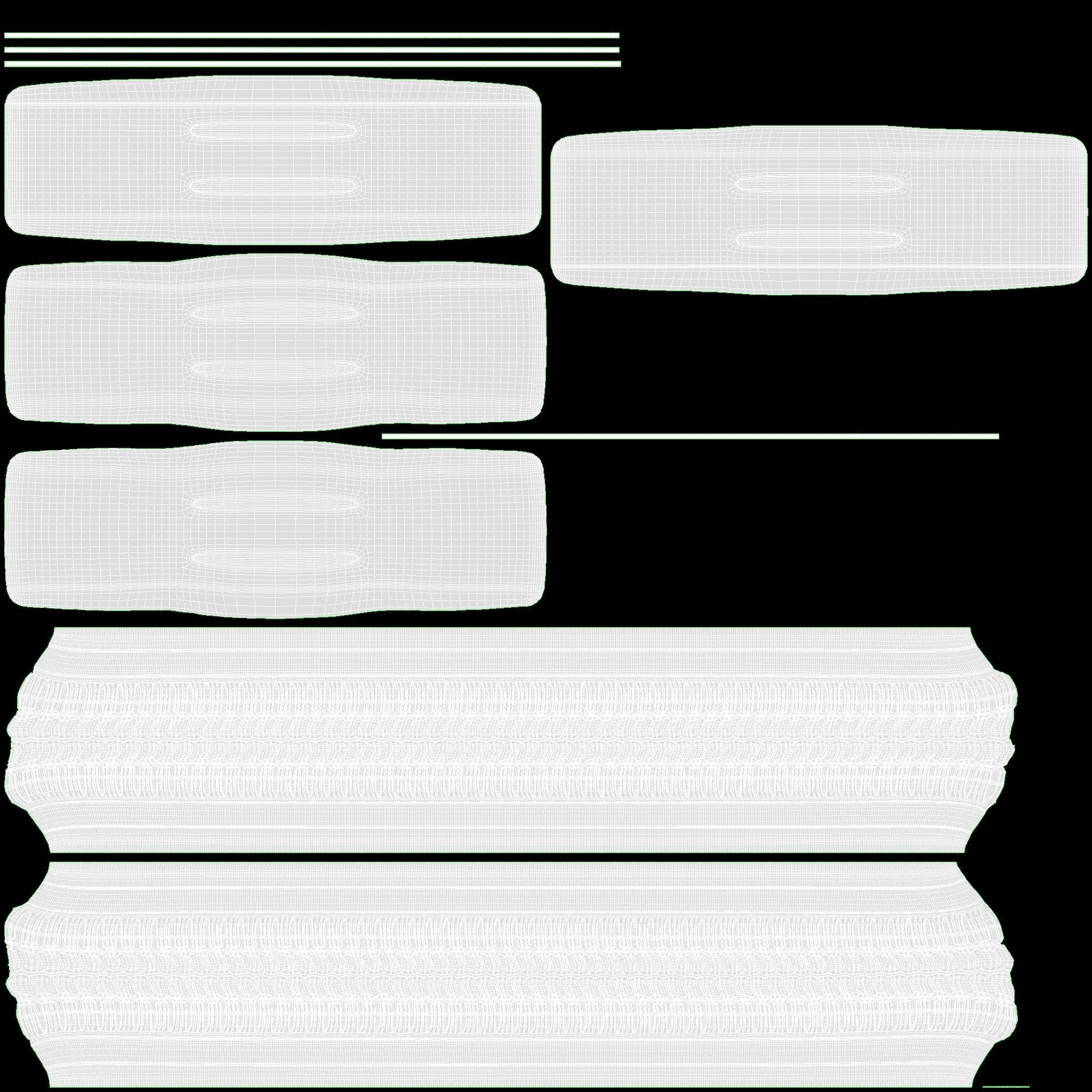 Single axle car trailer with extra walls cover high frame 3D model_27