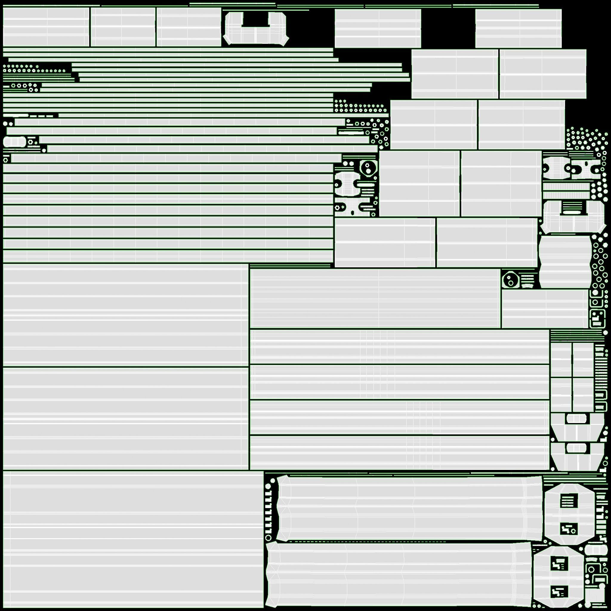 Single axle car trailer with extra walls cover high frame 3D model_21