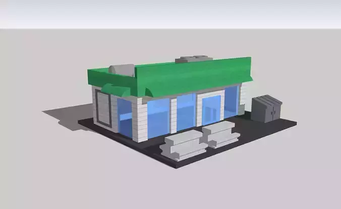 Service Station Combo by Outland Models